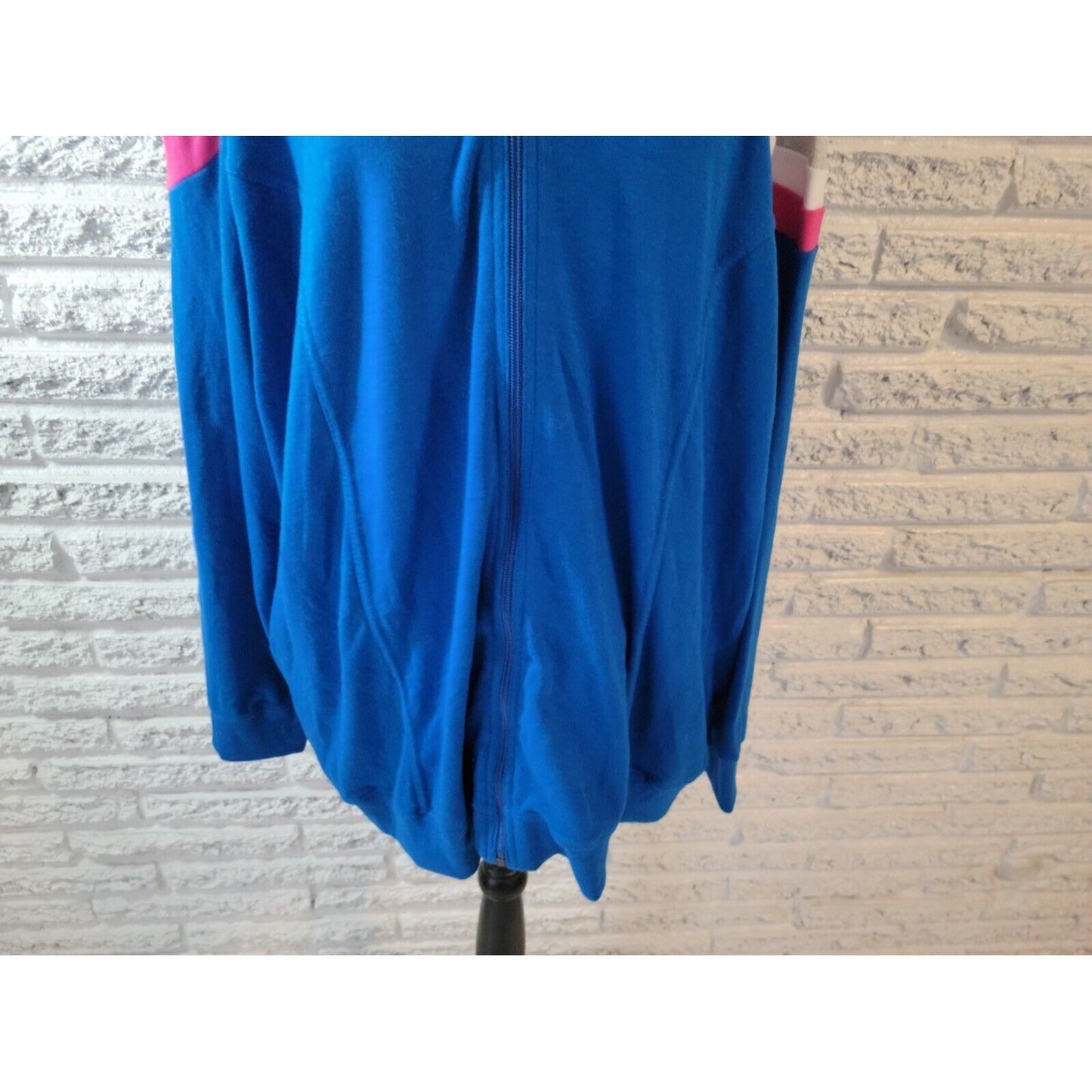 Woman Within Womens Jacket 2X 26 28 Long Sleeve Full Zip Cotton Blend Activewear