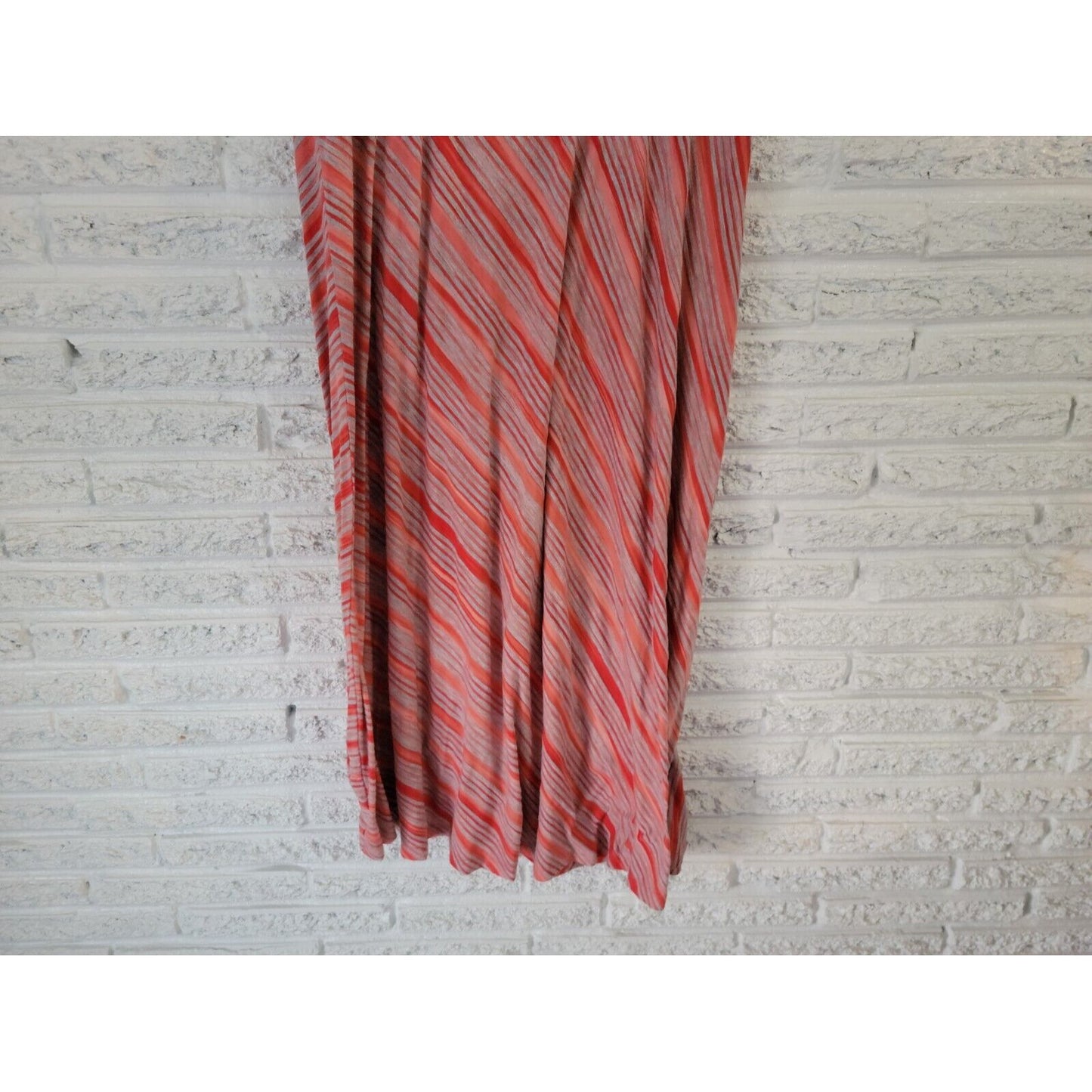 Cato Women Skirt 18W 20W Plus Pull On Maxi Red Stripe Casual Stretchy Straight