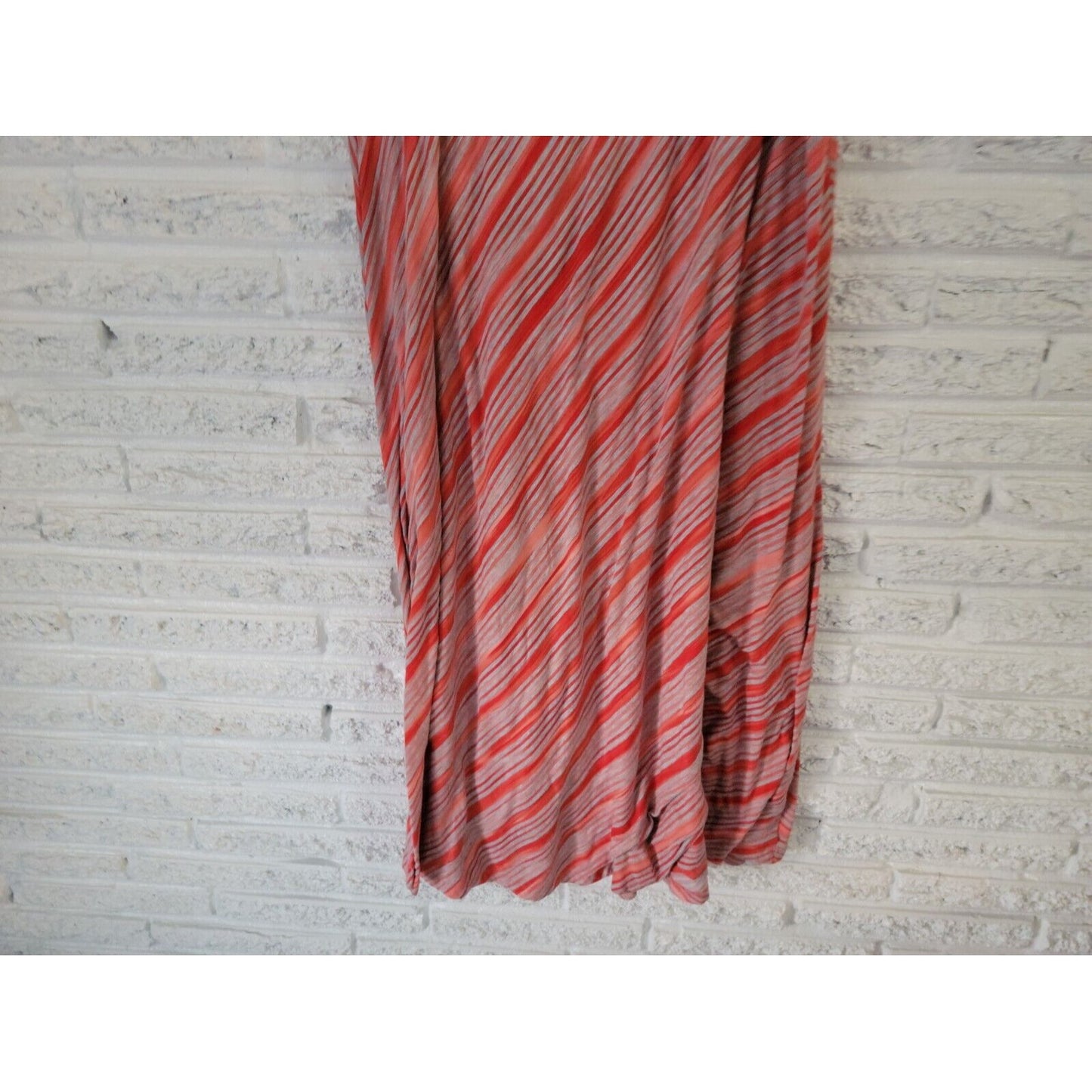 Cato Women Skirt 18W 20W Plus Pull On Maxi Red Stripe Casual Stretchy Straight