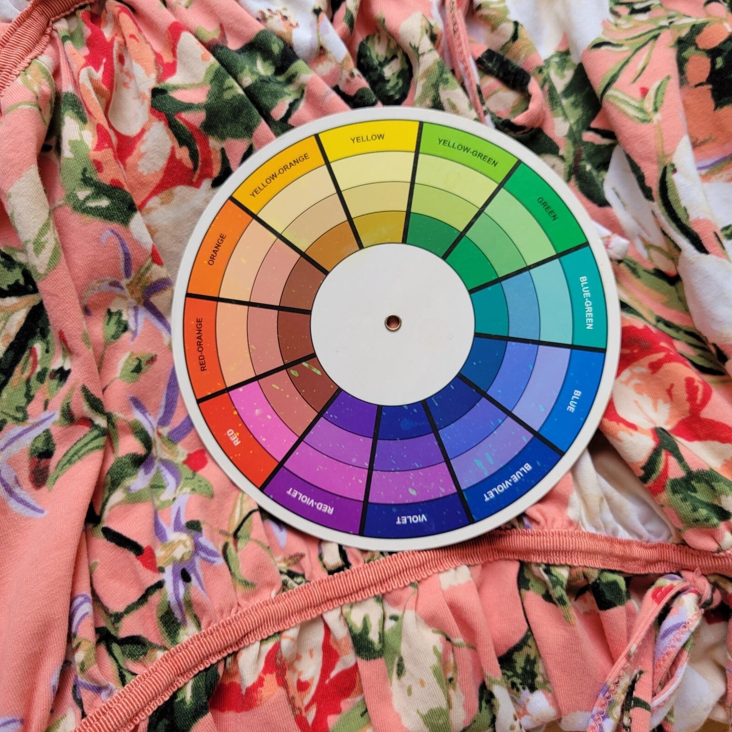 INC International Concepts Womens Top 2X Plus Swing Pink Floral Ruffle Casual