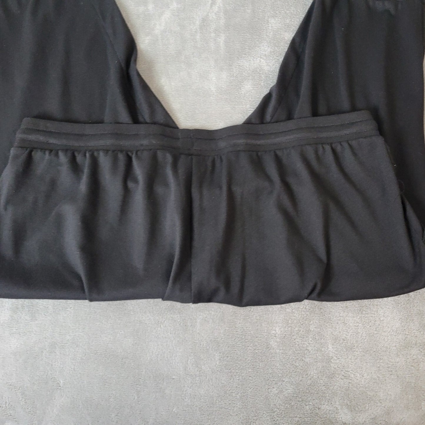 Daisy Fuentes Womens Pants 3X Plus Pull On Capri Activewear Lightweight Black