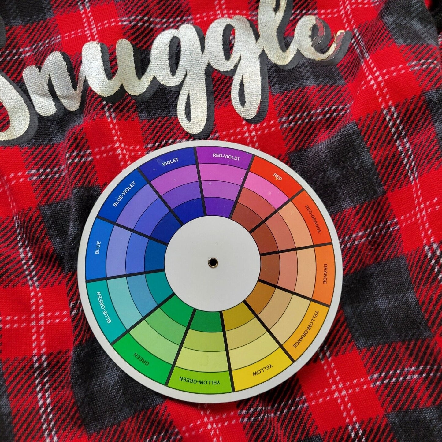 Secret Treasures Womens Pajama Top XL 16 18 Long Sleeve Red Plaid Snuggle Soft