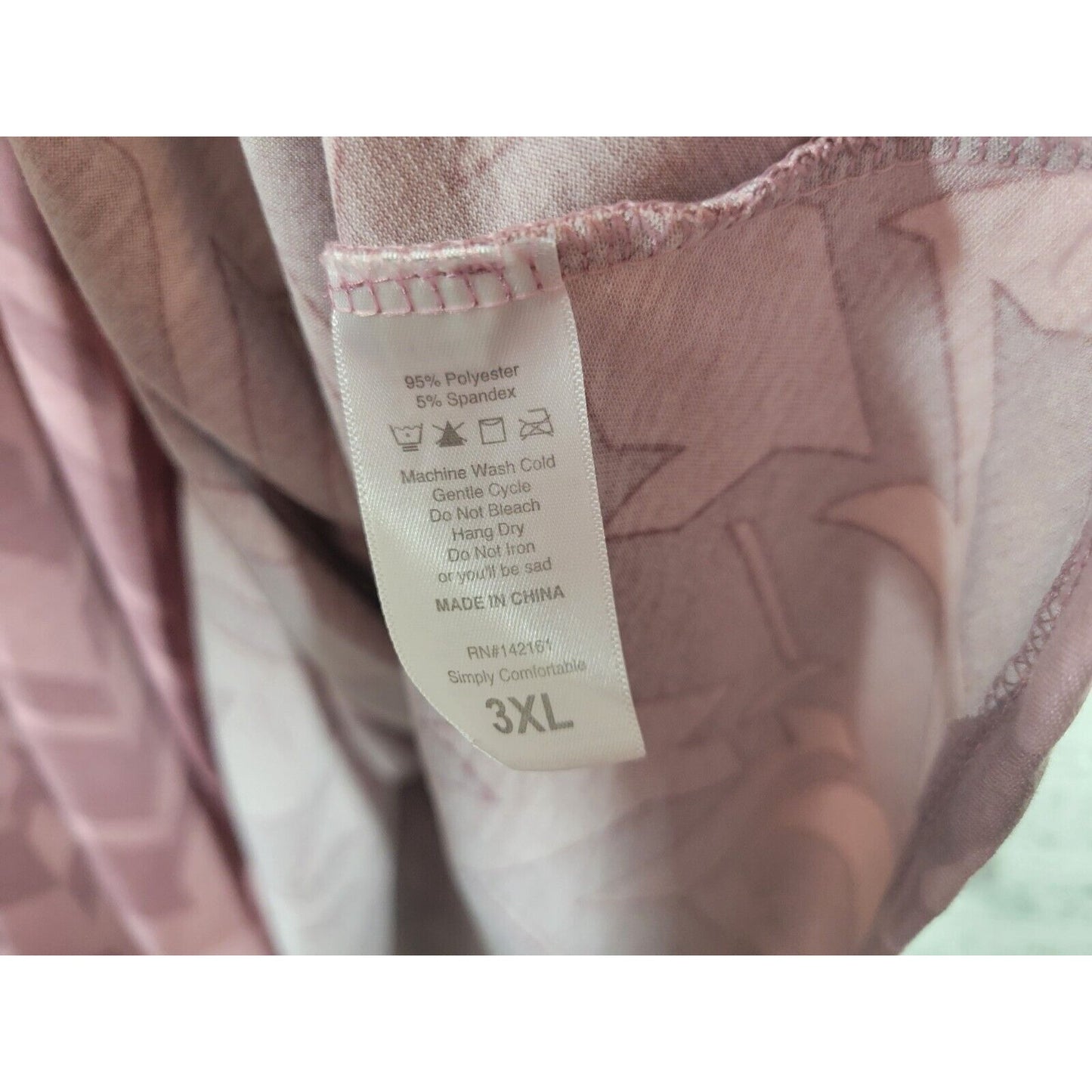 Lularoe Womens Skirt 3XL Plus Mini Flare Muted Lavender Geometric Comfort