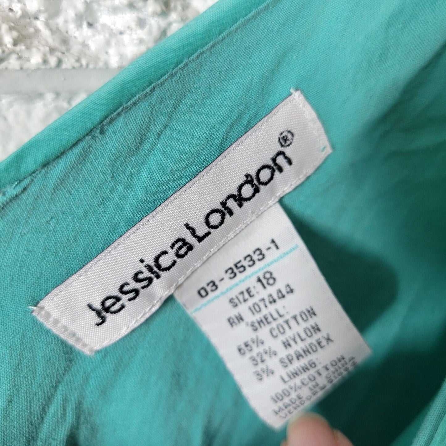 Jessica London Women Dress 18 Sleeveless Fit Flare Blue Pleated Zip Casual Lined