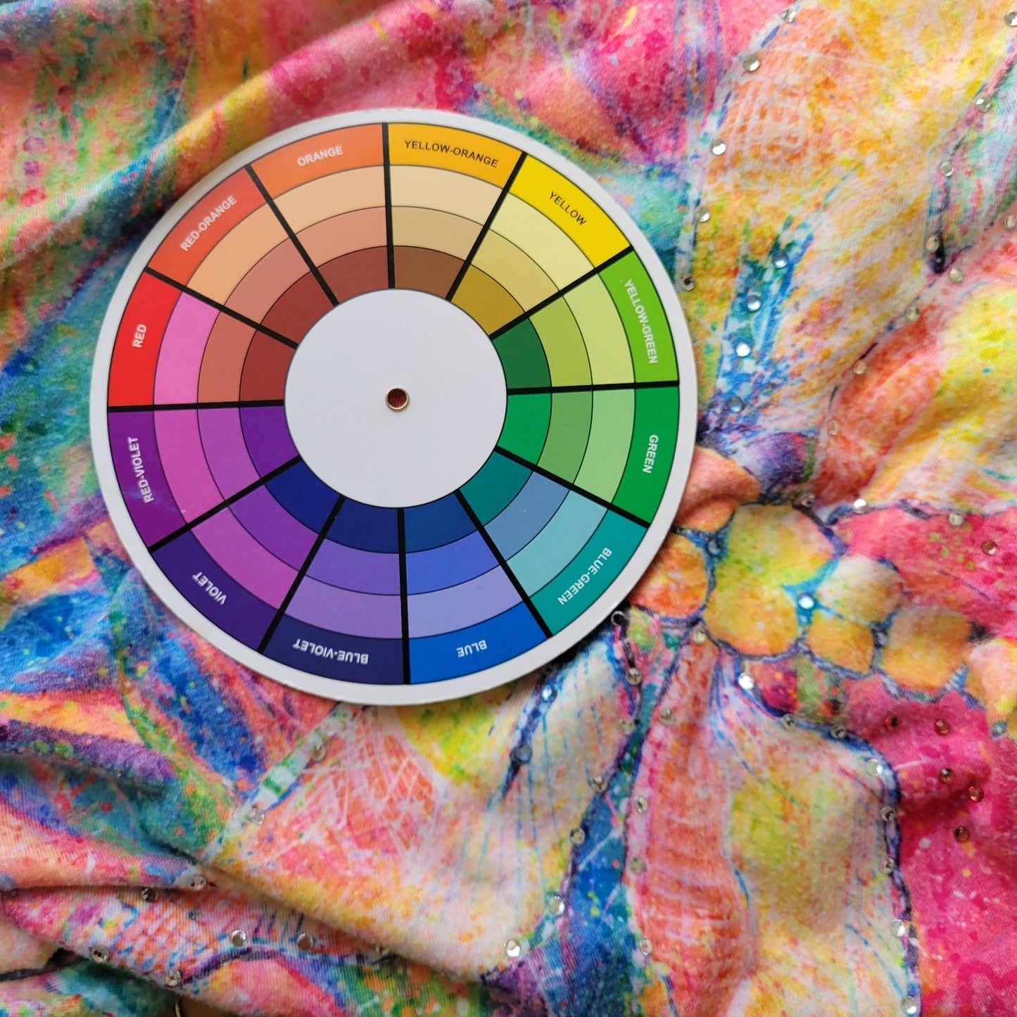 Leoma Lovegrove Womens Top XL Tee Dragonfly Pink Poly Blend Rhinestones Comfy