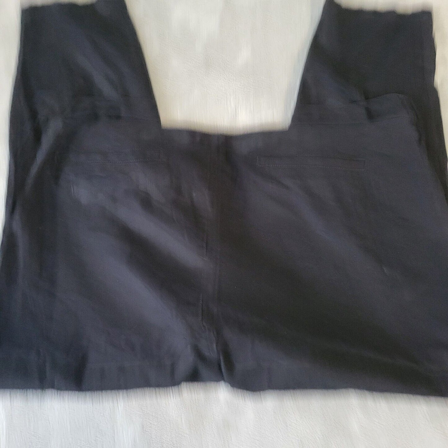 Old Navy Women Pants 22 Plus Skinny Cropped Black Zip Fly Adjustable Waist Comfy