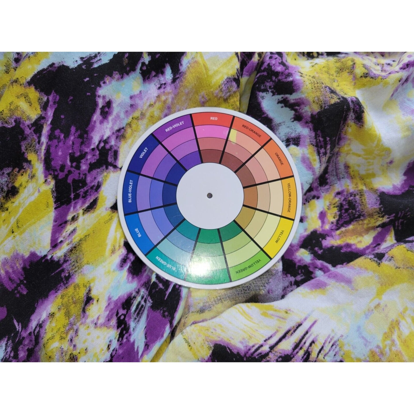 Westbound Womens Top 2X Plus Kimono Asymmetric Shark Bite Purple Watercolor