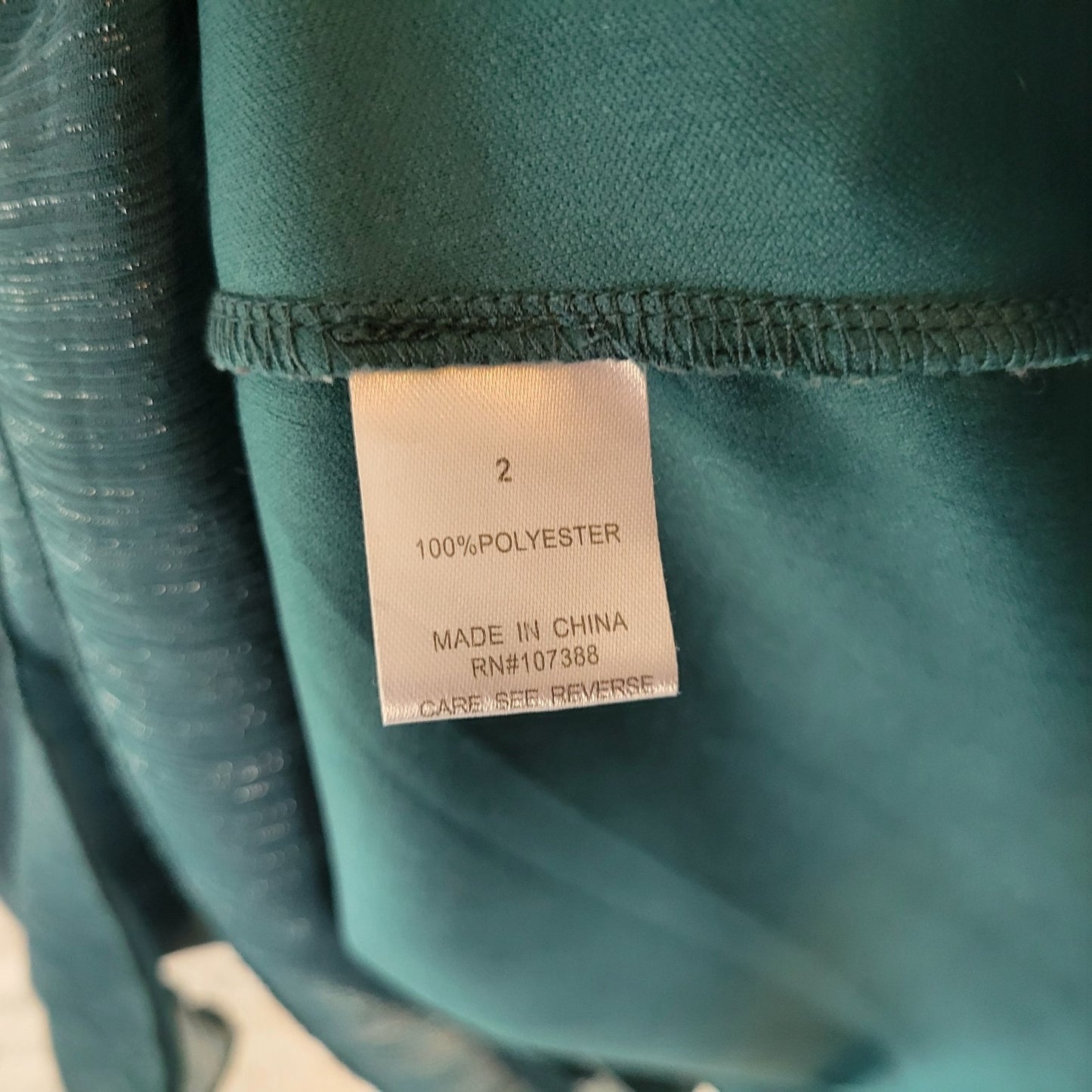 Maurices Womens Top 2 2X Plus Tank Tunic Green Sparkle Metallic Party Racerback