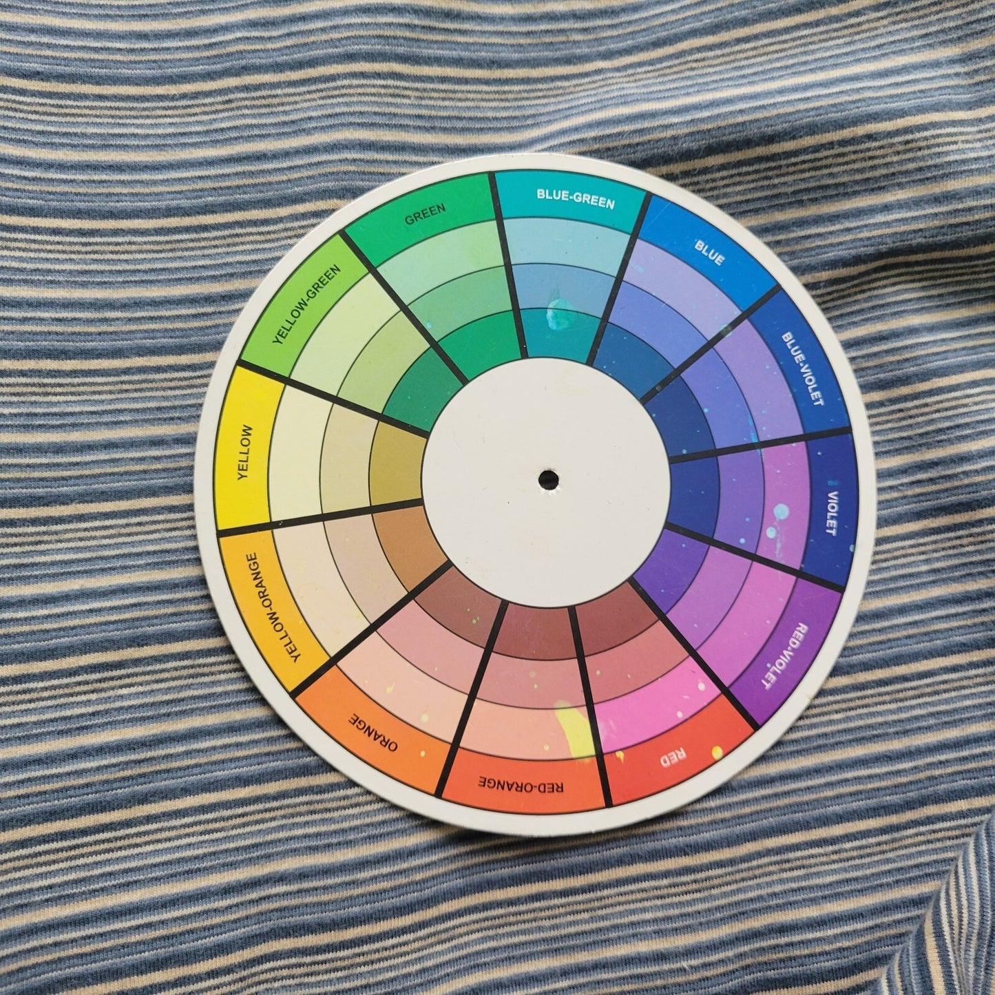 Liz Claiborne Women Top Extra Large XL Tee Long Sleeve Blue White Stripe Casual