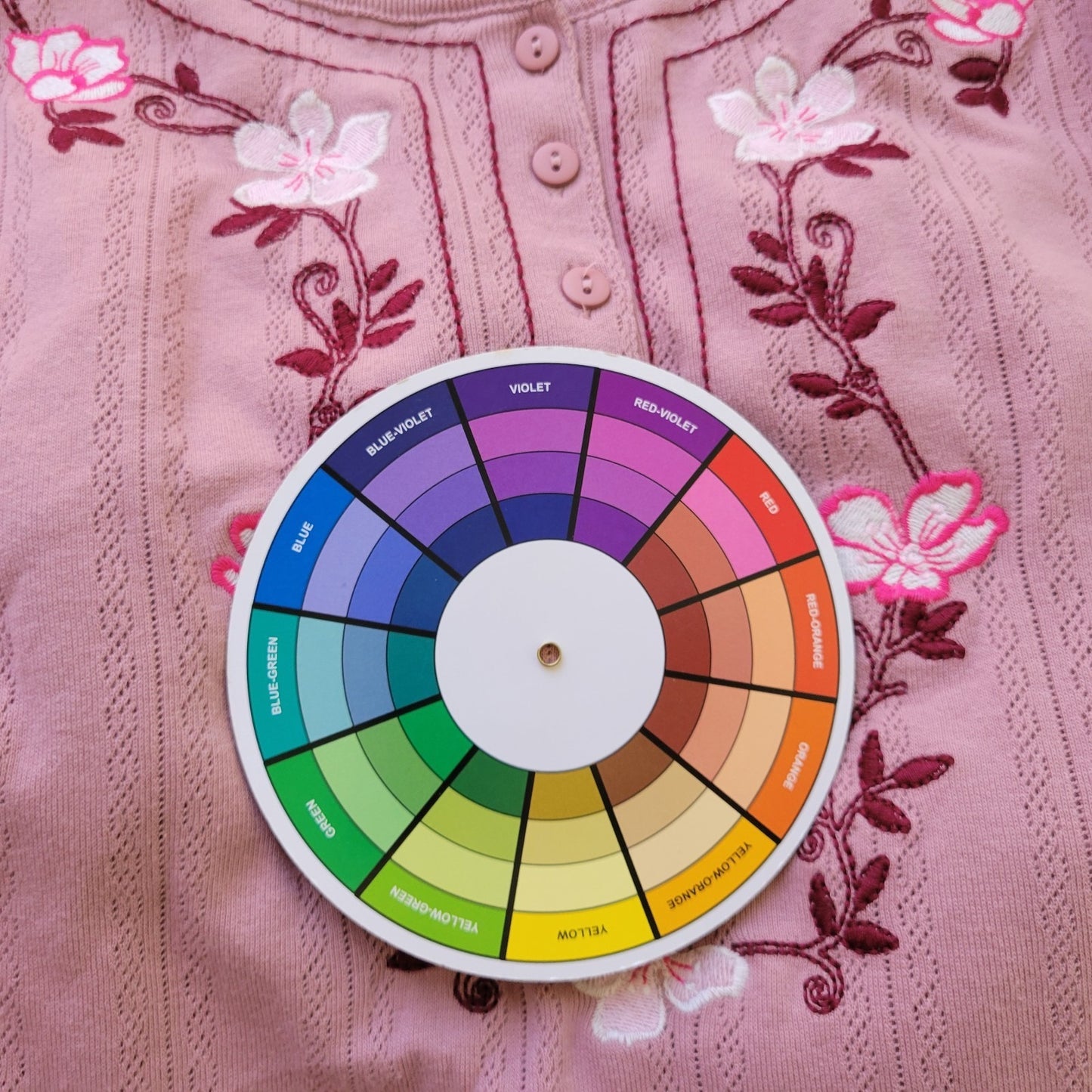 Woman Within Women Top 2X Plus Short Sleeve Pink Embroidered Eyelet Comfy Casual