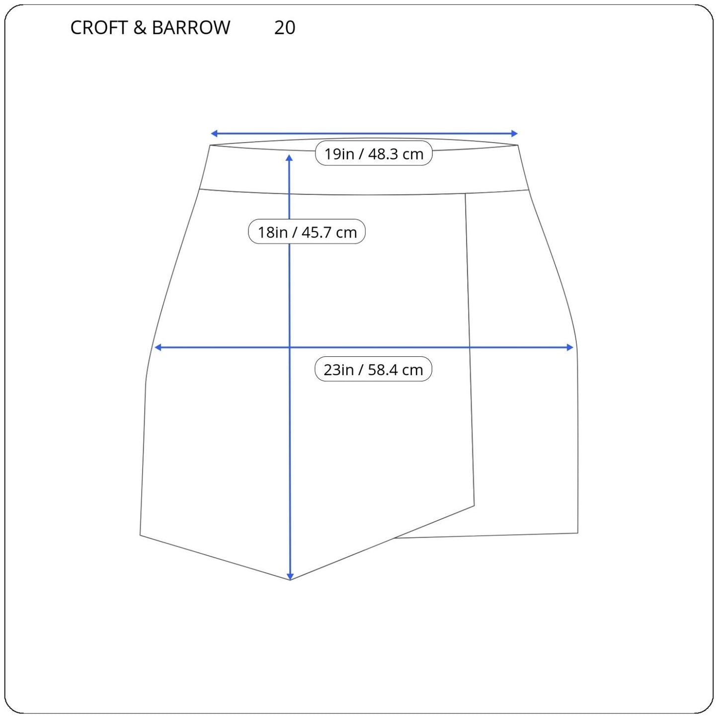 Croft Barrow Women Skort 20 Plus Shorts Skirt Beige Pull On Casual Elastic Waist