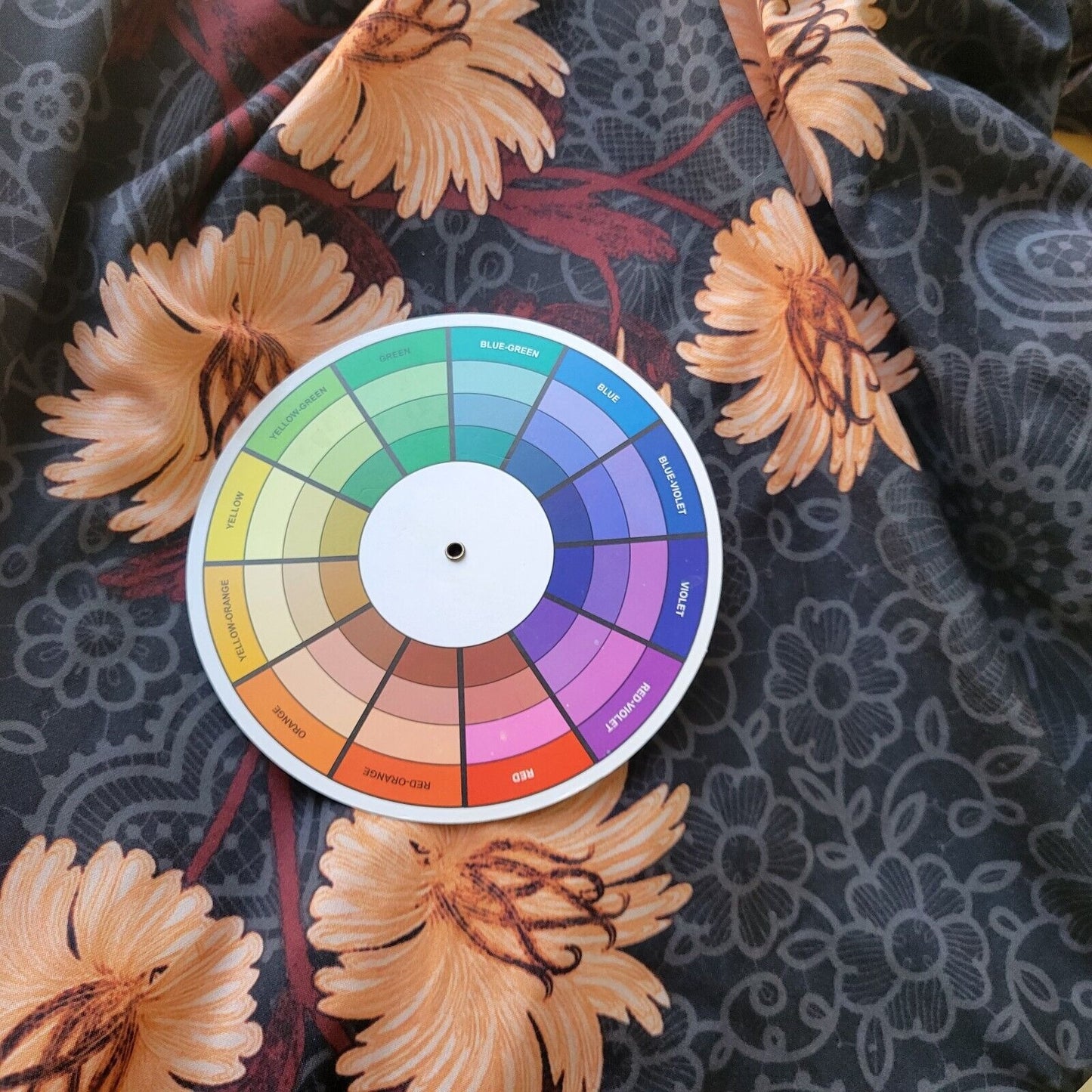 Azalea Firmiana Womens Top Extra Large XL Tunic Bell Sleeve Orange Floral Comfy