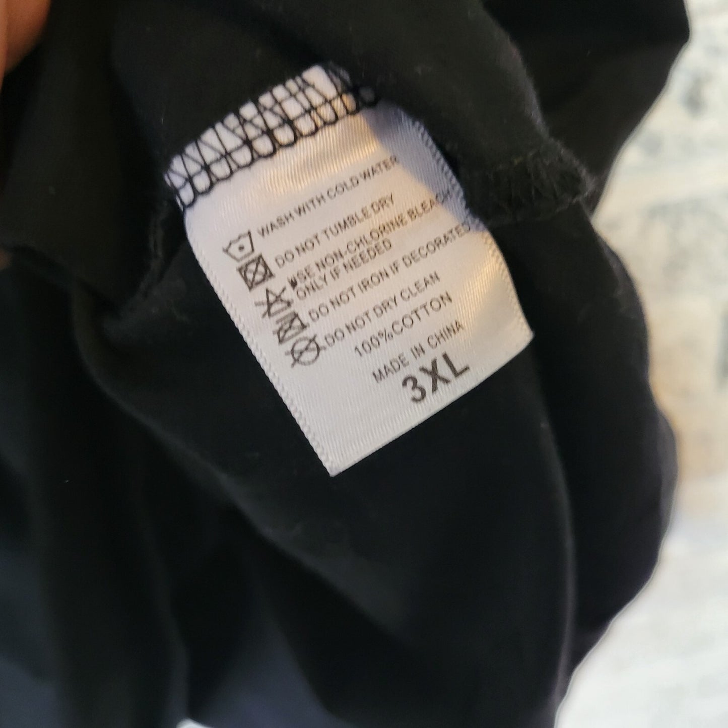 Shein Curve Women Top 3XL Plus Tee If My Mouth Doesn't Say It Black Comfy Cotton