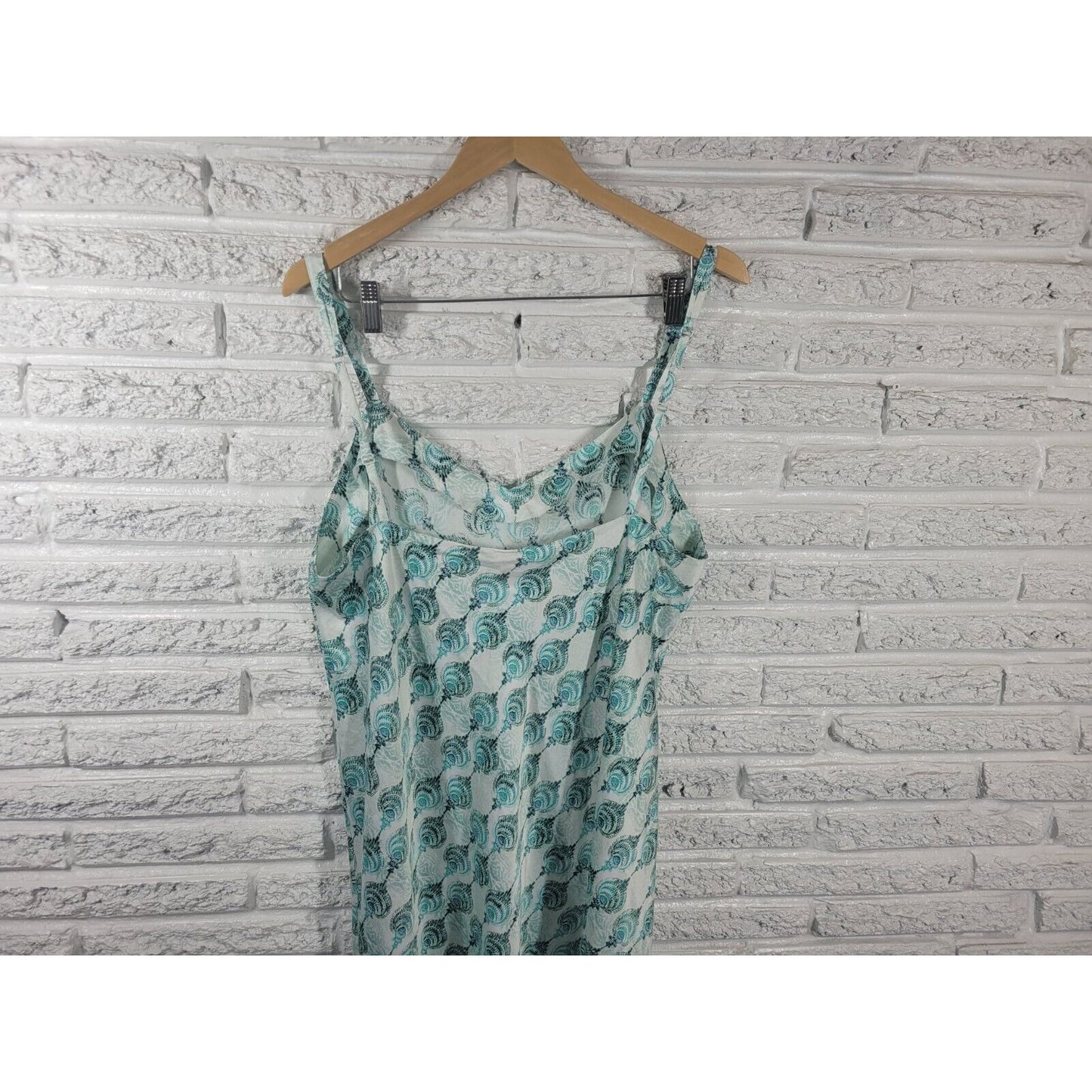 Cabernet Womens Nightgown Extra Large Chemise Blue Nightie Adjustable Spaghetti