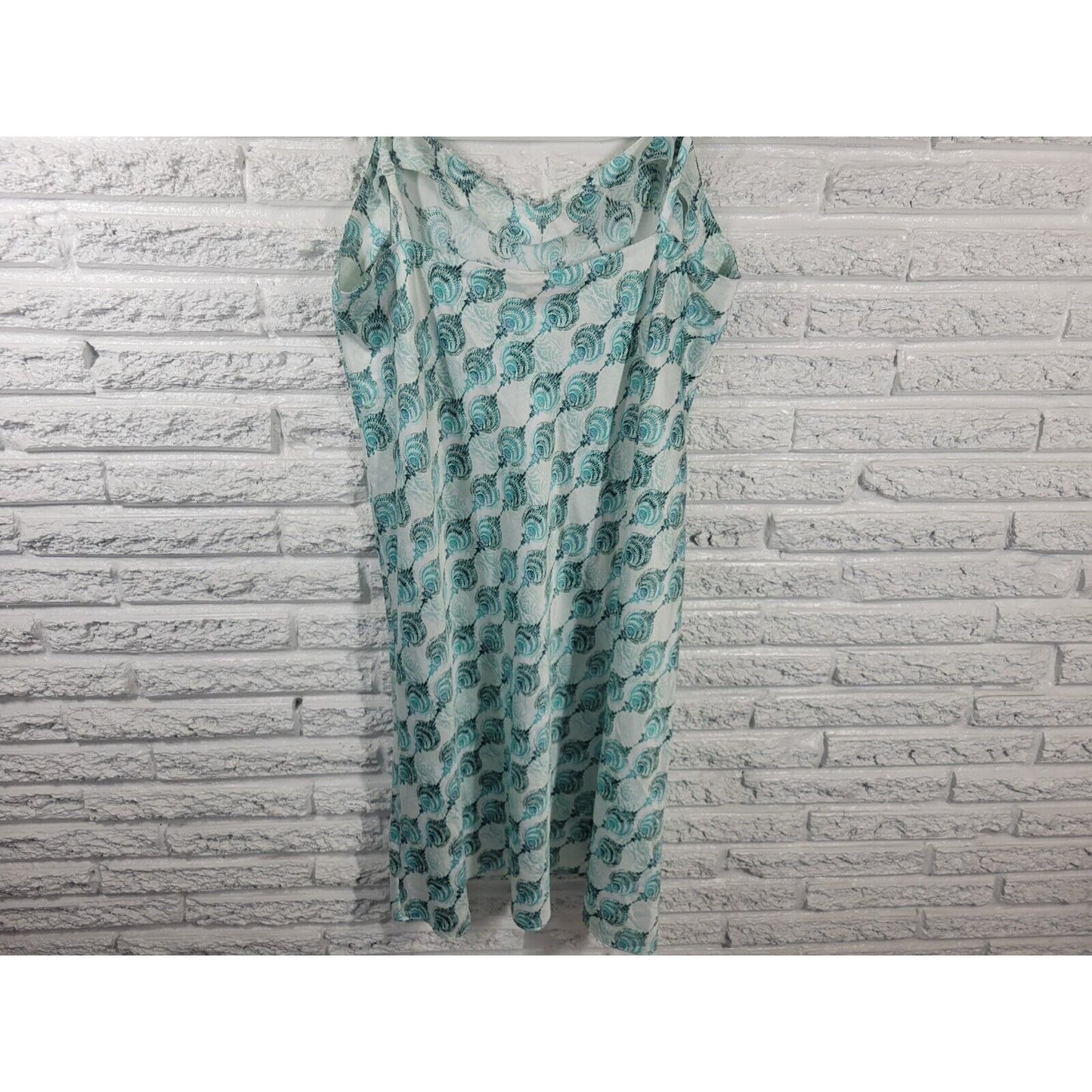 Cabernet Womens Nightgown Extra Large Chemise Blue Nightie Adjustable Spaghetti