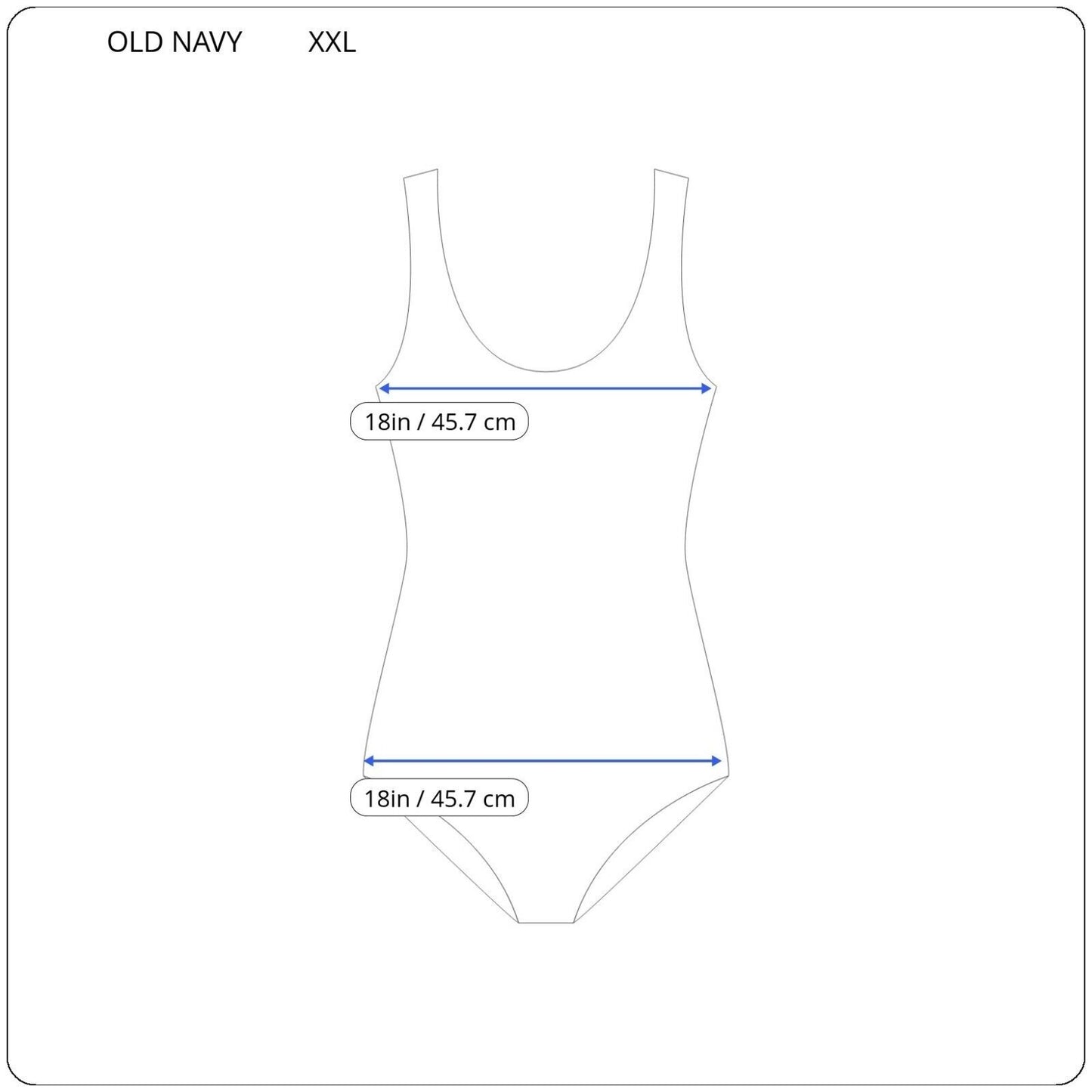 Old Navy Womens Swimsuit XXL One Piece Halter Blue Beach Pool Rayon Spandex
