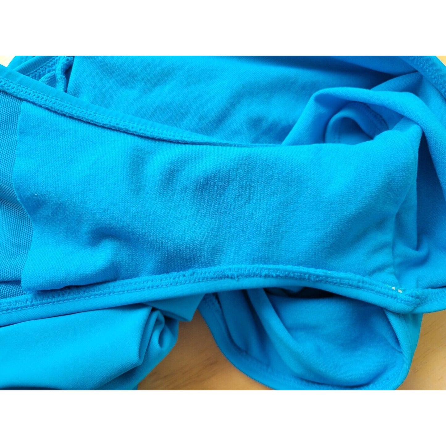 Old Navy Womens Swimsuit XXL One Piece Halter Blue Beach Pool Rayon Spandex