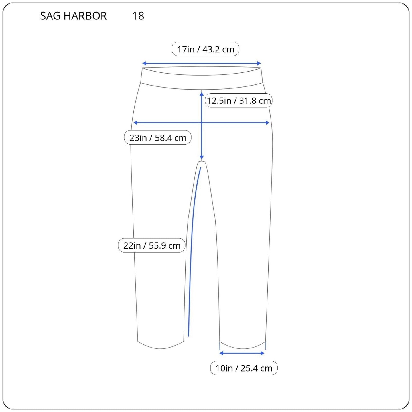 Sag Harbor Womens Pants 18 Plus Capri Embroider Stars Seersucker Gray Stripe