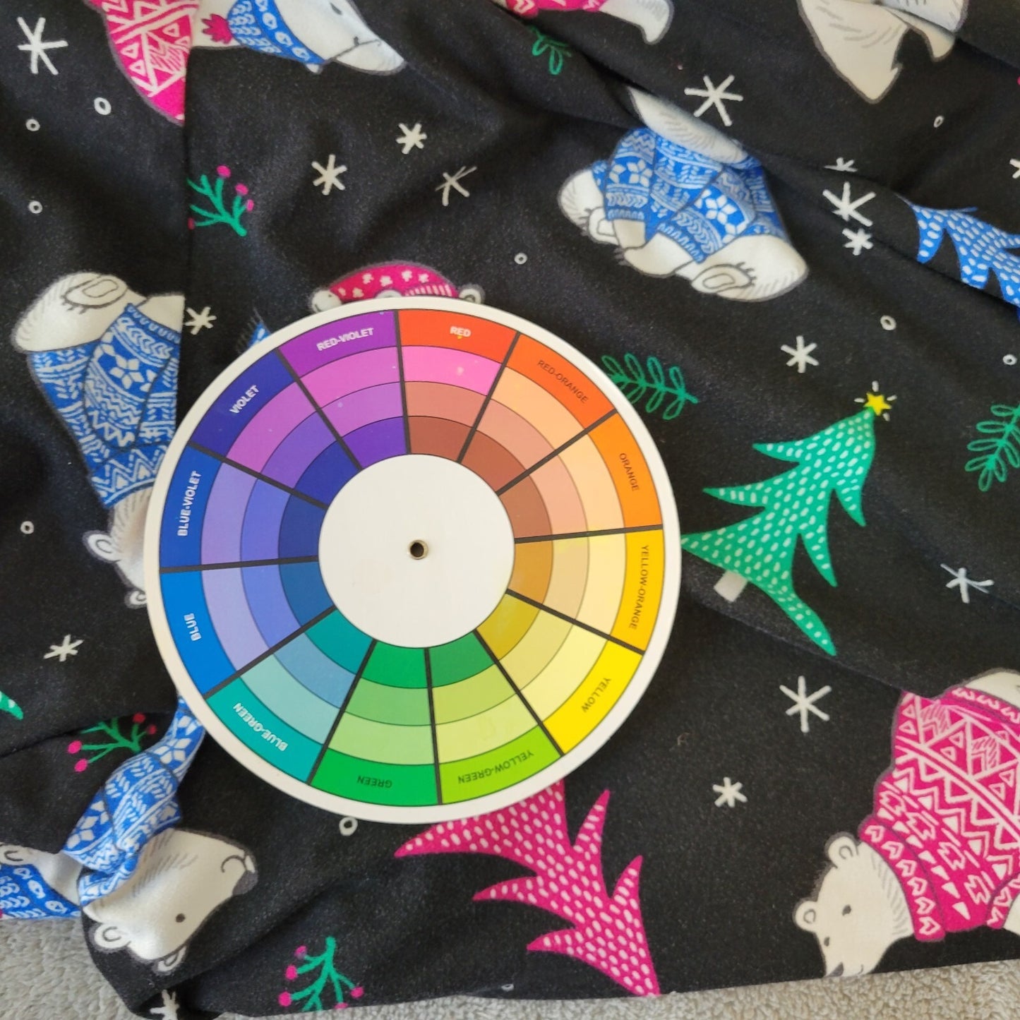 Christmas Secret Treasures Womens Pajama Pants 2X Polar Bears Black Lightweight