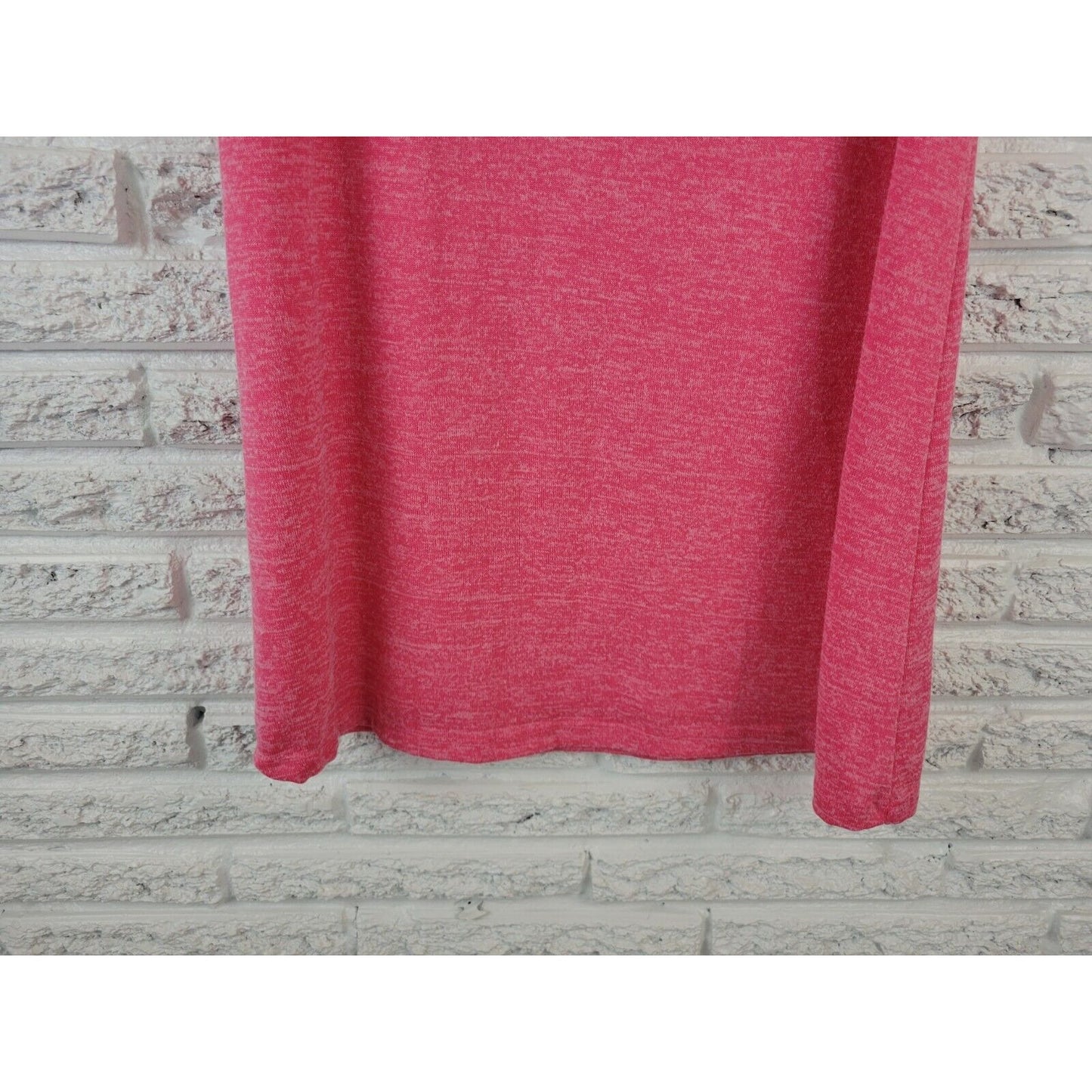Bobbie Brooks Womens Dress Extra Large Shirt Knit Pink Cold Shoulder Casual