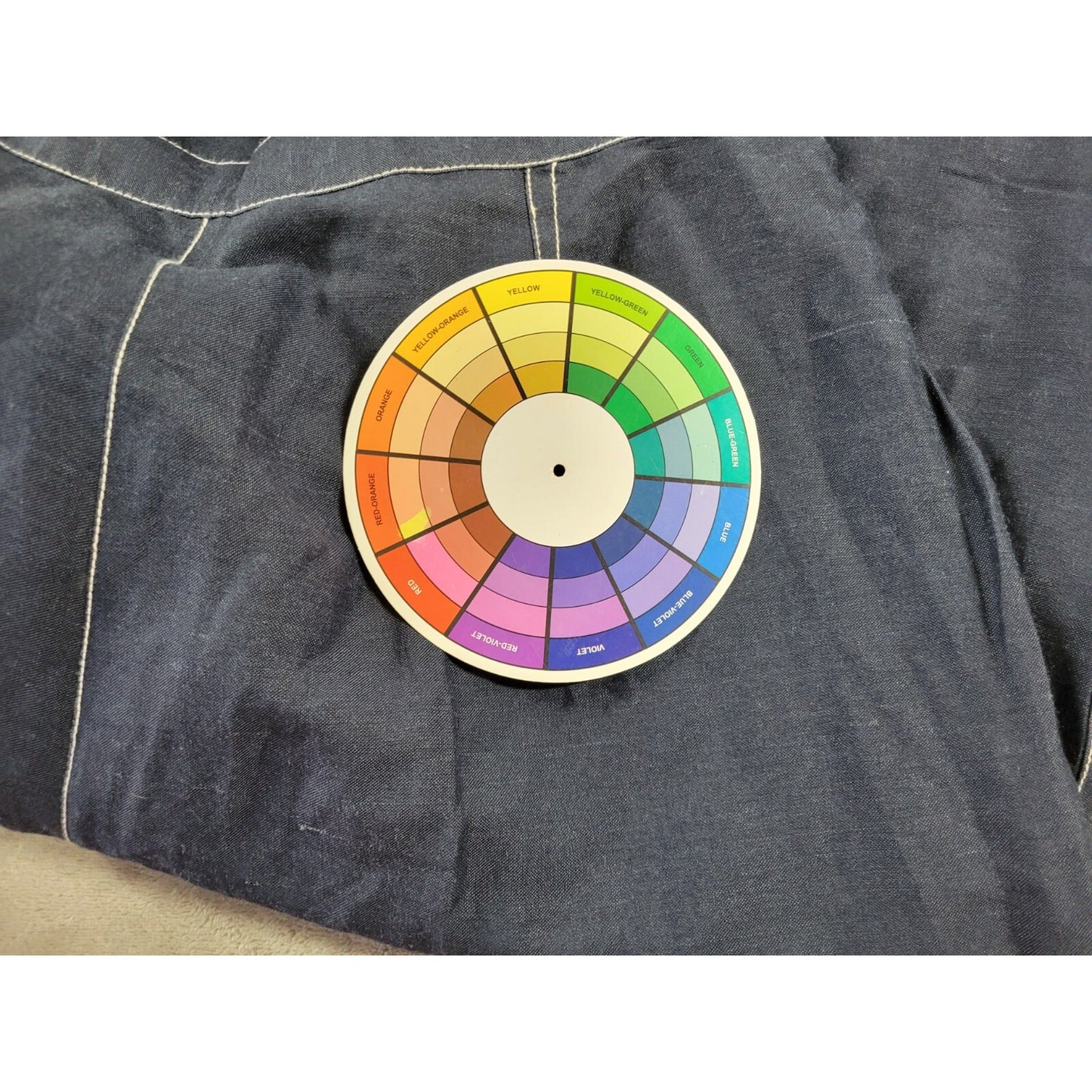 Ashley Stewart Womens Pants 18 Plus Capri Blue Linen Rayon Slash Pockets Zip Fly