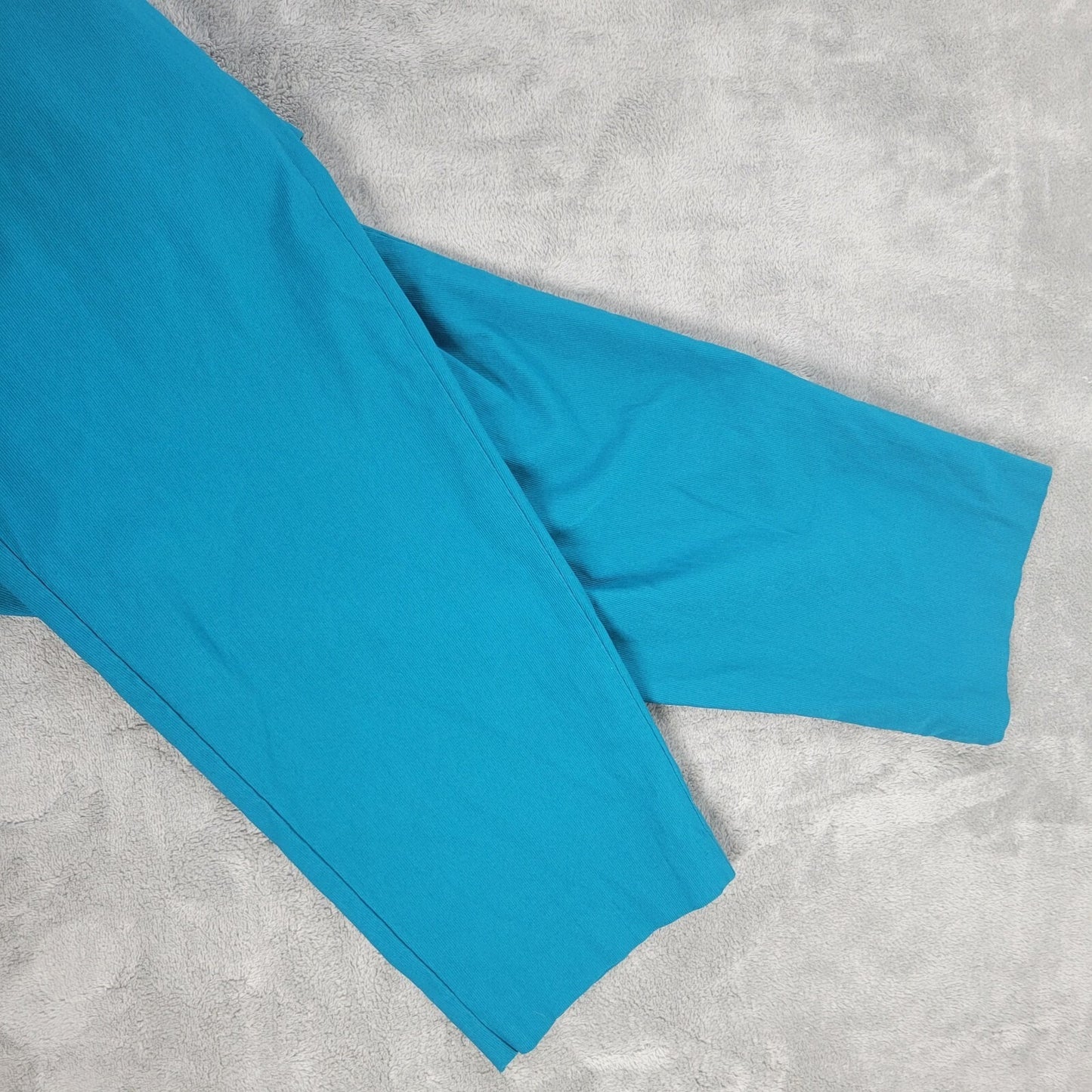 Lane Bryant Allie Womens Pants 18R Plus Cropped Blue Comfort Waist Pockets Zip
