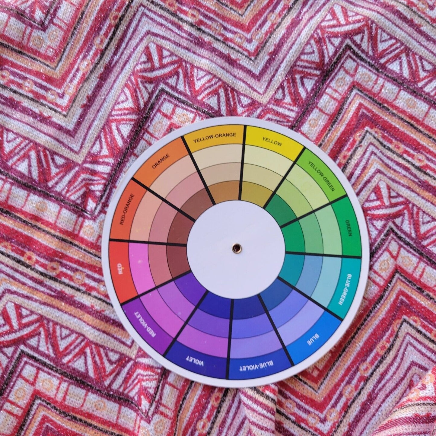 New Directions Womens Top Extra Large XL Knit 3/4 Sleeve Red Brown Poly Blend