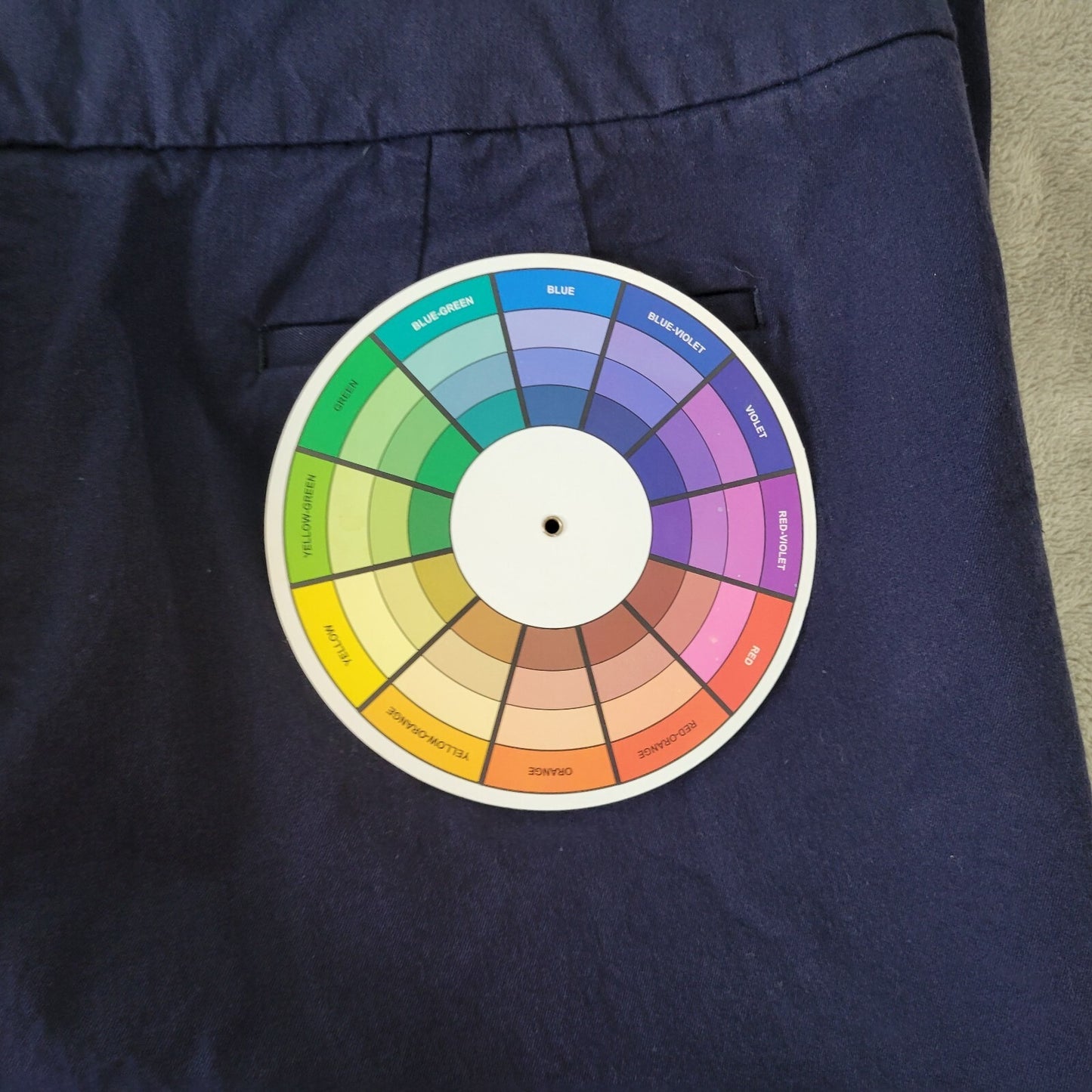 Talbots Womens Pants 18 Plus Chatham Ankle Blue Side Zip Cotton Blend Comfy