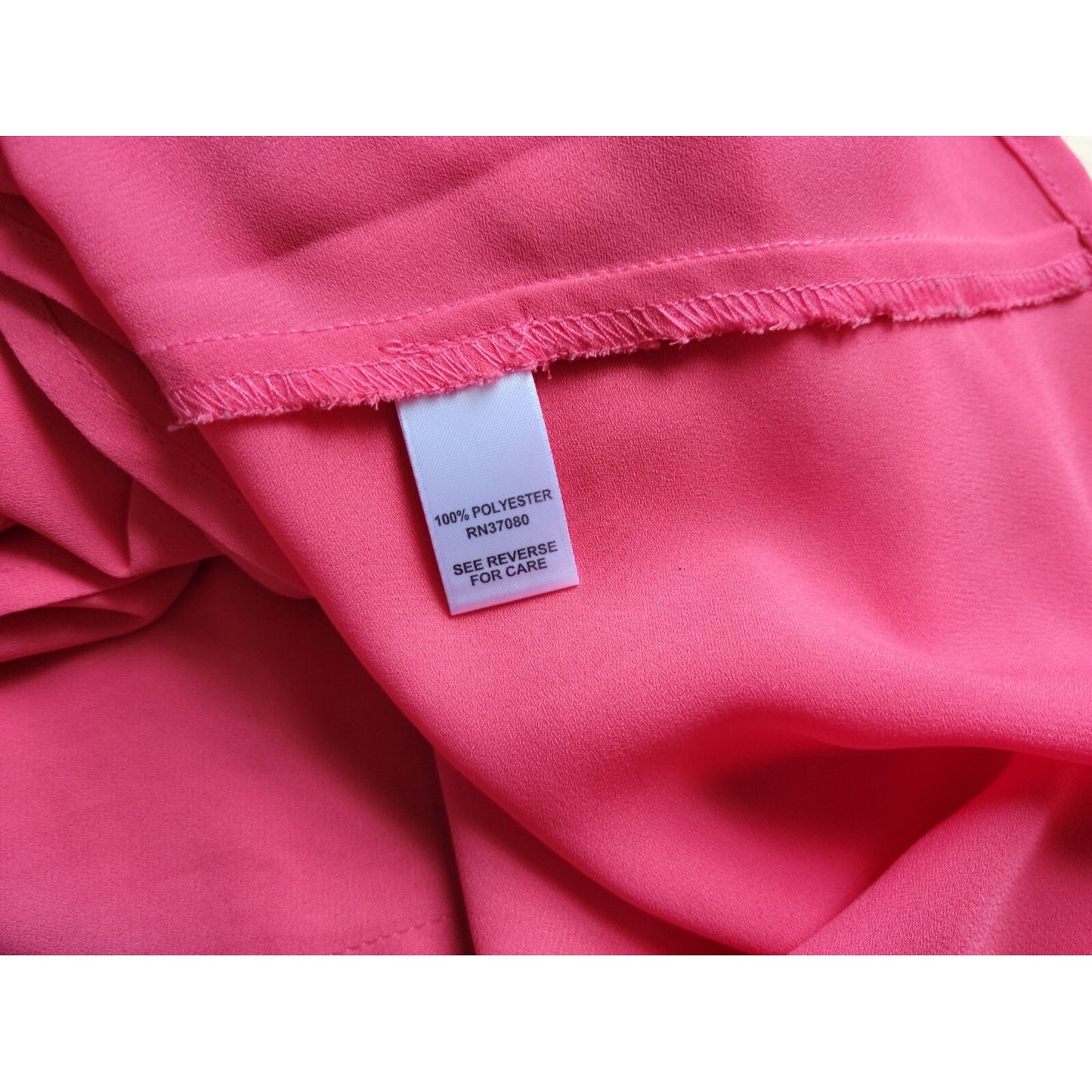 Cato Womens Top 26W 28W Plus Sleeveless Asymmetric Sheer Keyhole Pink Layered