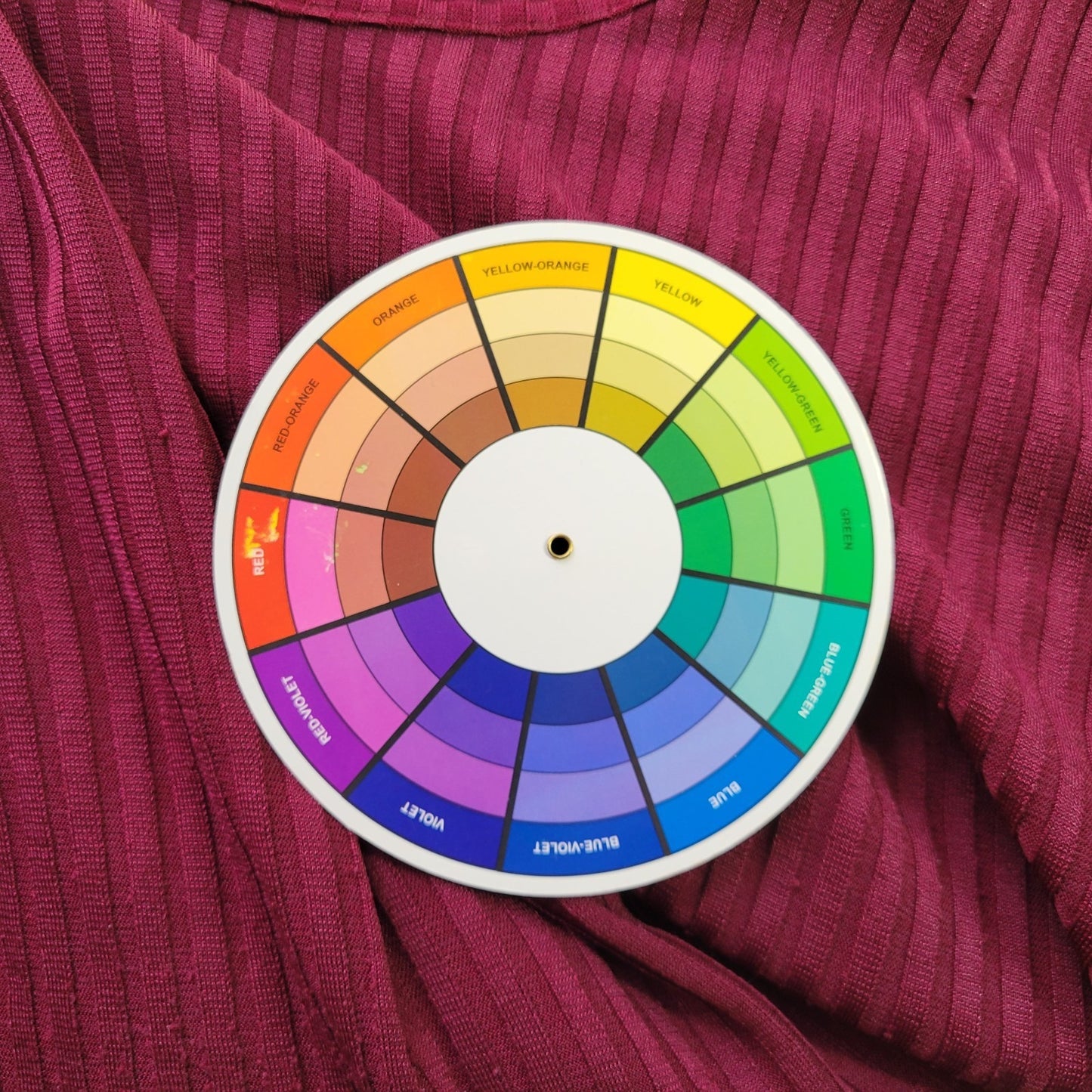 Ashley Stewart Womens Top 18 20 Short Sleeve Burgundy Sheer Ribbed Lightweight