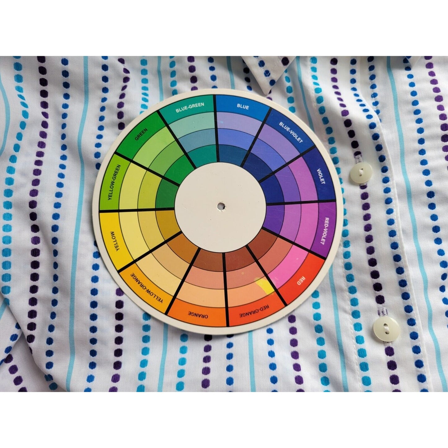 Westbound Womens Top Extra Large Long Sleeve Wrinkle Free Blue Dot Stripe Casual