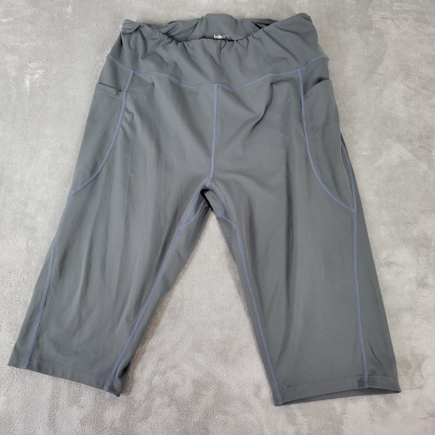 Baleaf Womens Pants 2XL Plus Leggings Gray Pull On Lightweight Activewear Comfy
