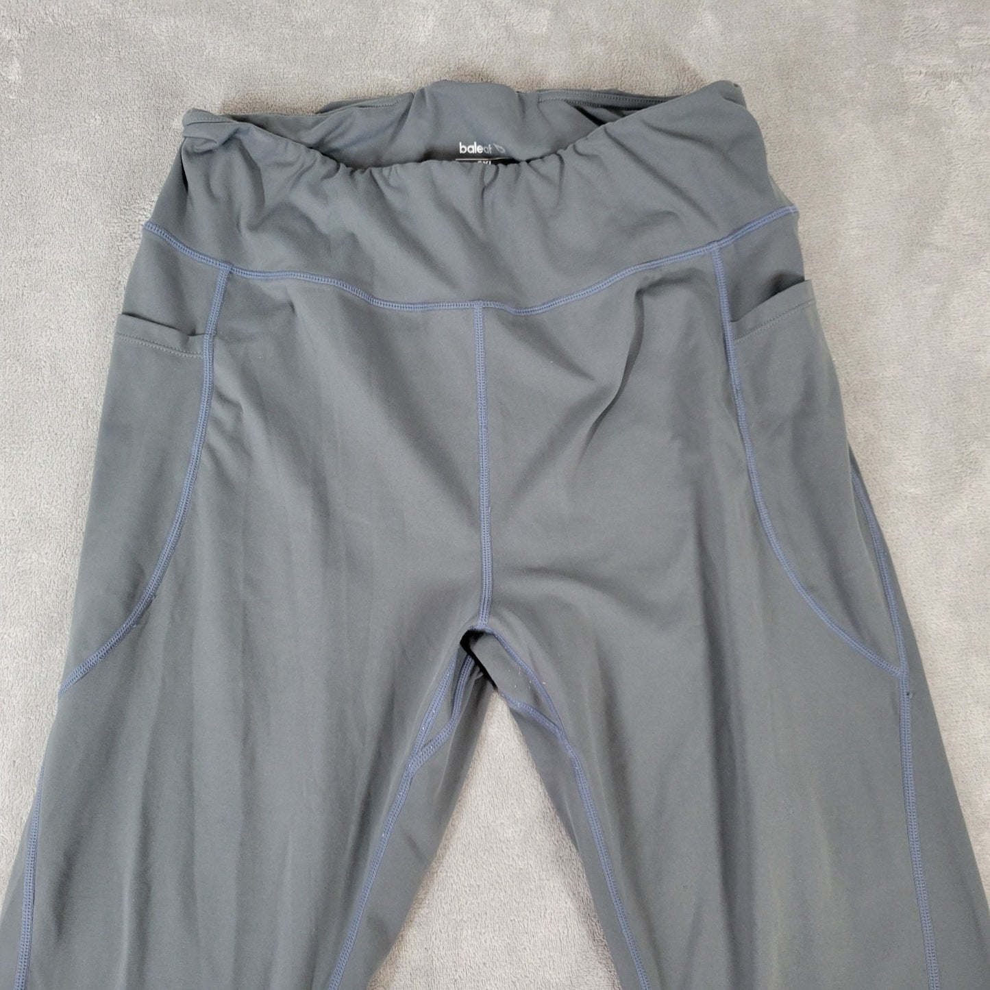 Baleaf Womens Pants 2XL Plus Leggings Gray Pull On Lightweight Activewear Comfy