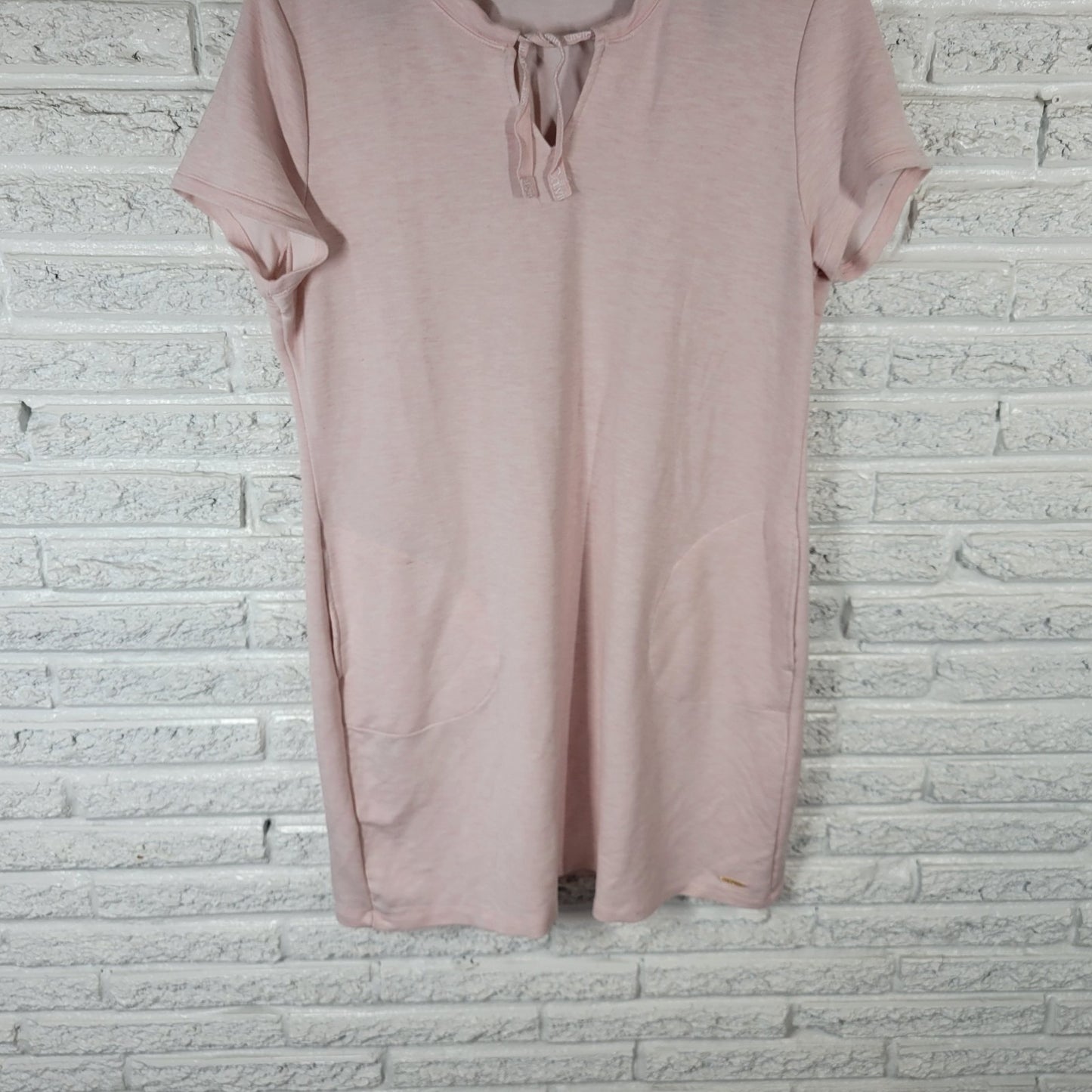 Calvin Klein Womens Swim Cover Up XL Pink Heather Pockets Soft Comfy Keyhole