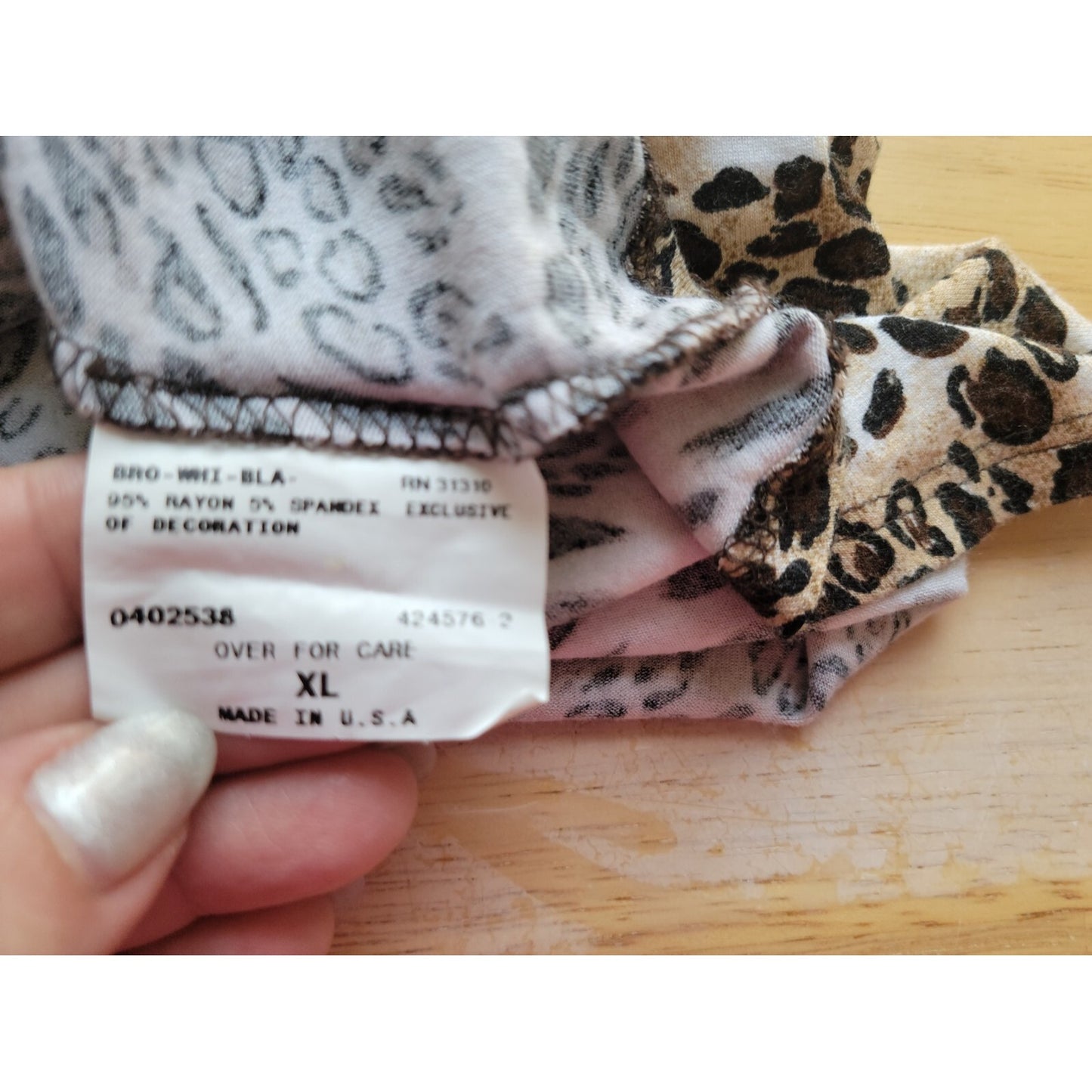 Alyx Womens Top Extra Large Tank Asymmetric Brown Animal Print Lattice Back