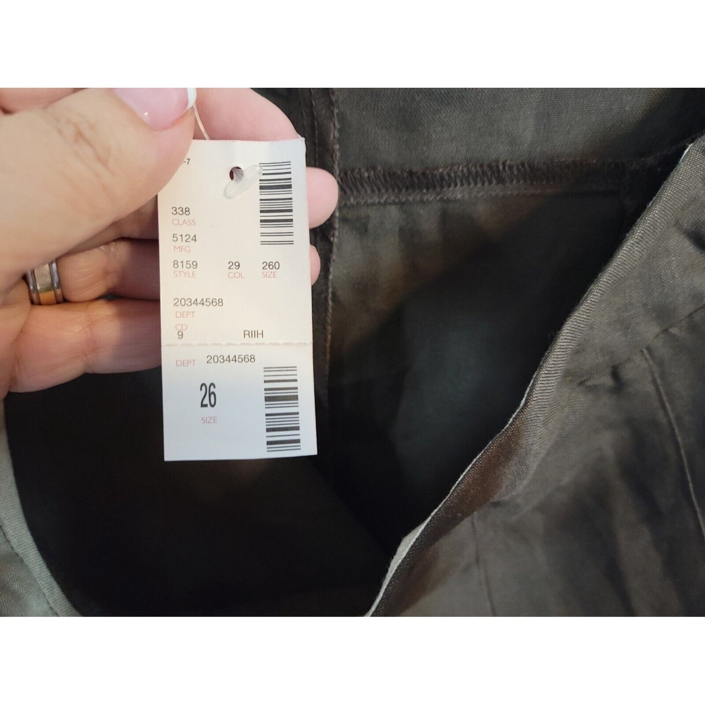 Avenue Womens Skirt 26 Plus ALine Linen Rayon Brown Semi Sheer Casual Office New