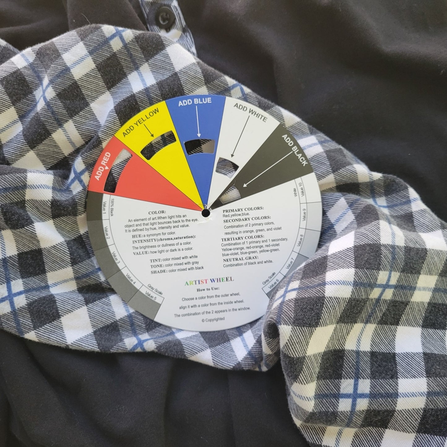 Cacique Womens Pajama Top 22 24 Plus Black Plaid Lightweight Cotton Blend Lounge