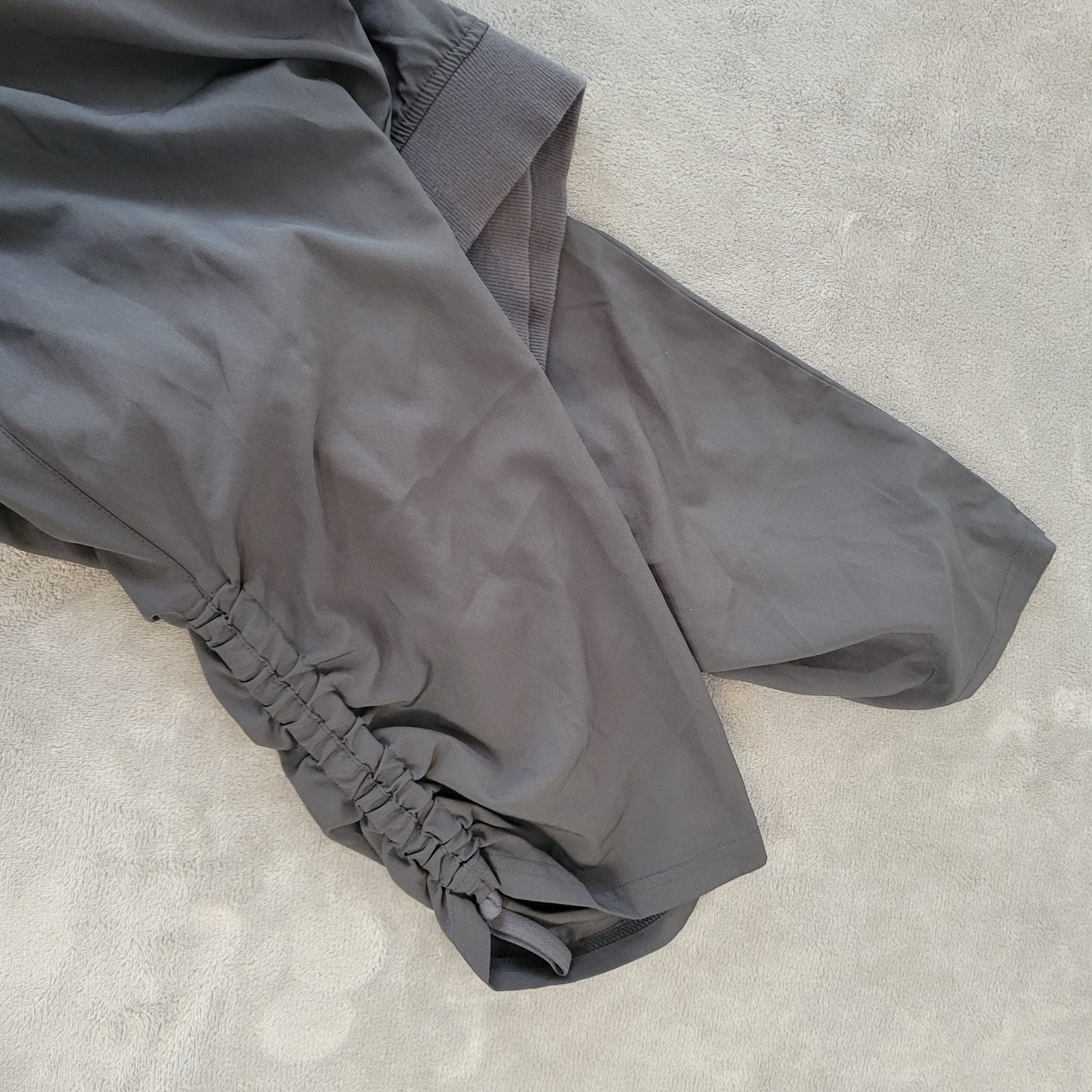 Tek Gear Drytek Womens Pants 1X Capri Plus Gray Zip Pockets Lightweight Comfy