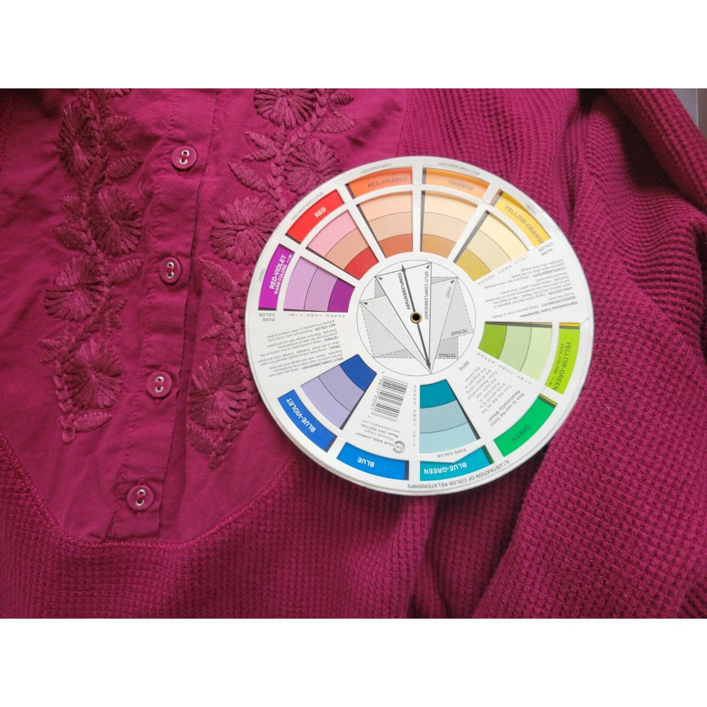 Dress Barn Womens Sweater 22 24 Plus Henley Button Burgundy Waffle Knit Ribbed