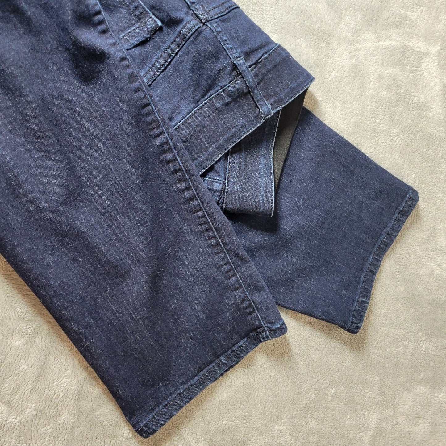 Venezia Lane Bryant Womens Jeans 22 Plus Straight Leg Dark Blue Denim Zip Fly