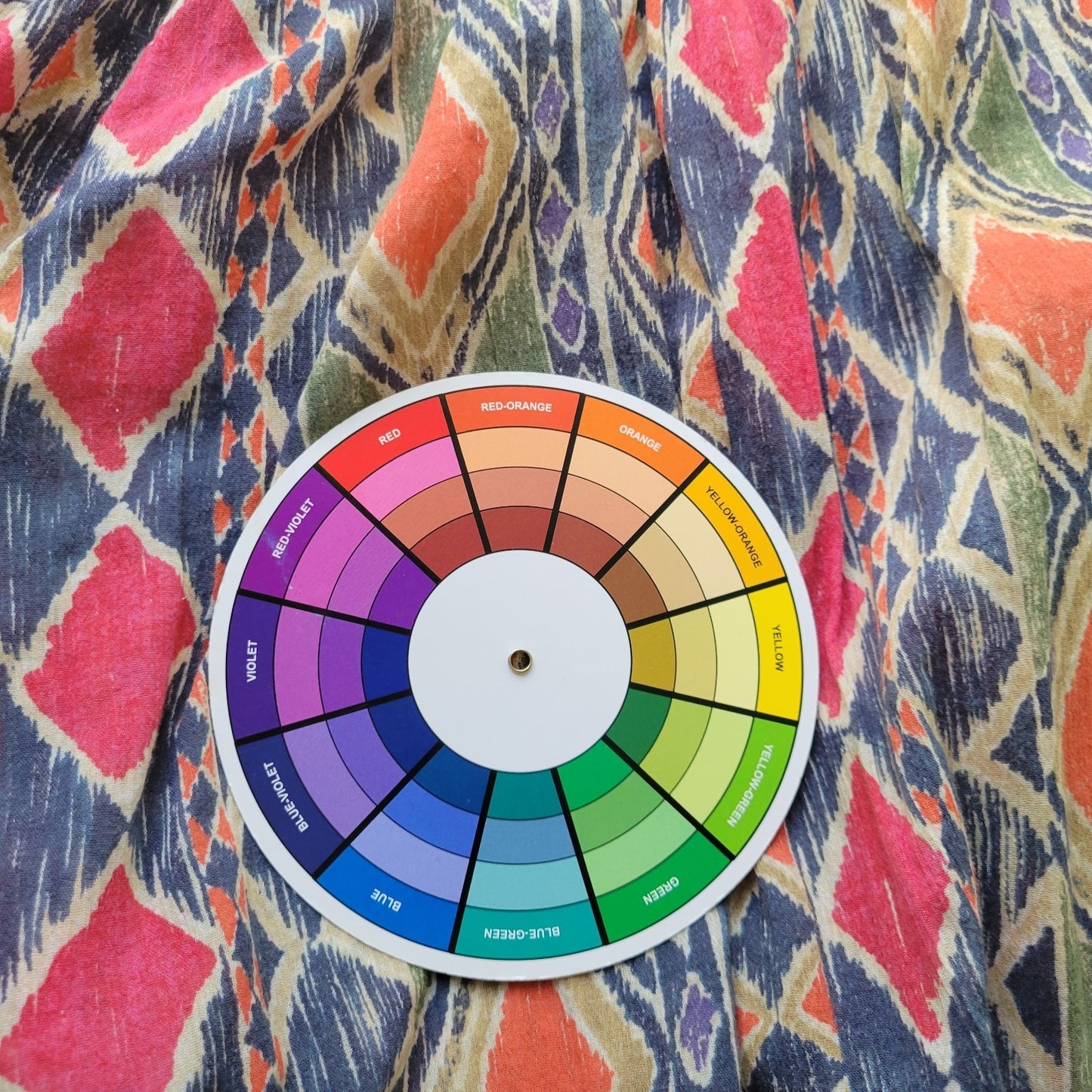 Chaps Womens Top 1X Plus Tunic 3/4 Sleeve On Off Shoulder Blue Geometric Cotton