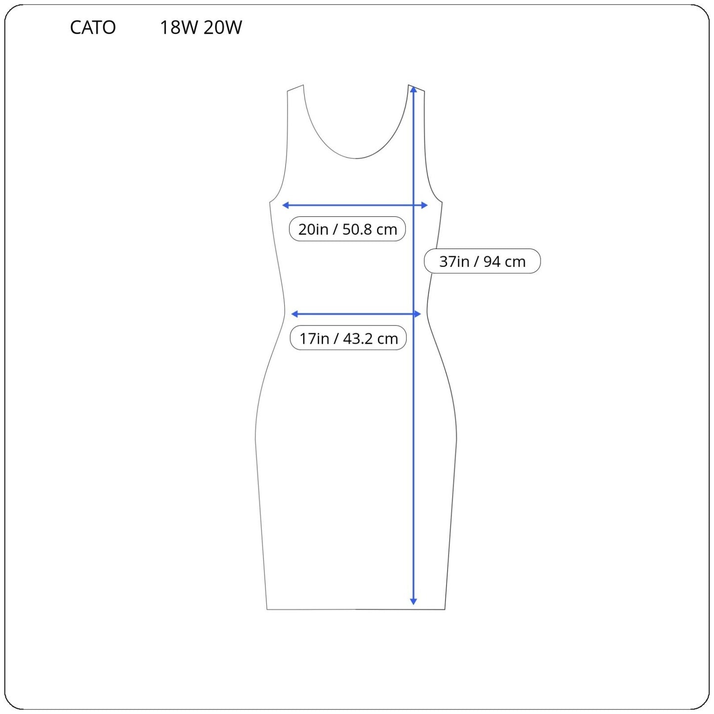 Cato Womens Dress 18W 20W Sheath Mini Sleeveless Keyhole Back Black Watercolor