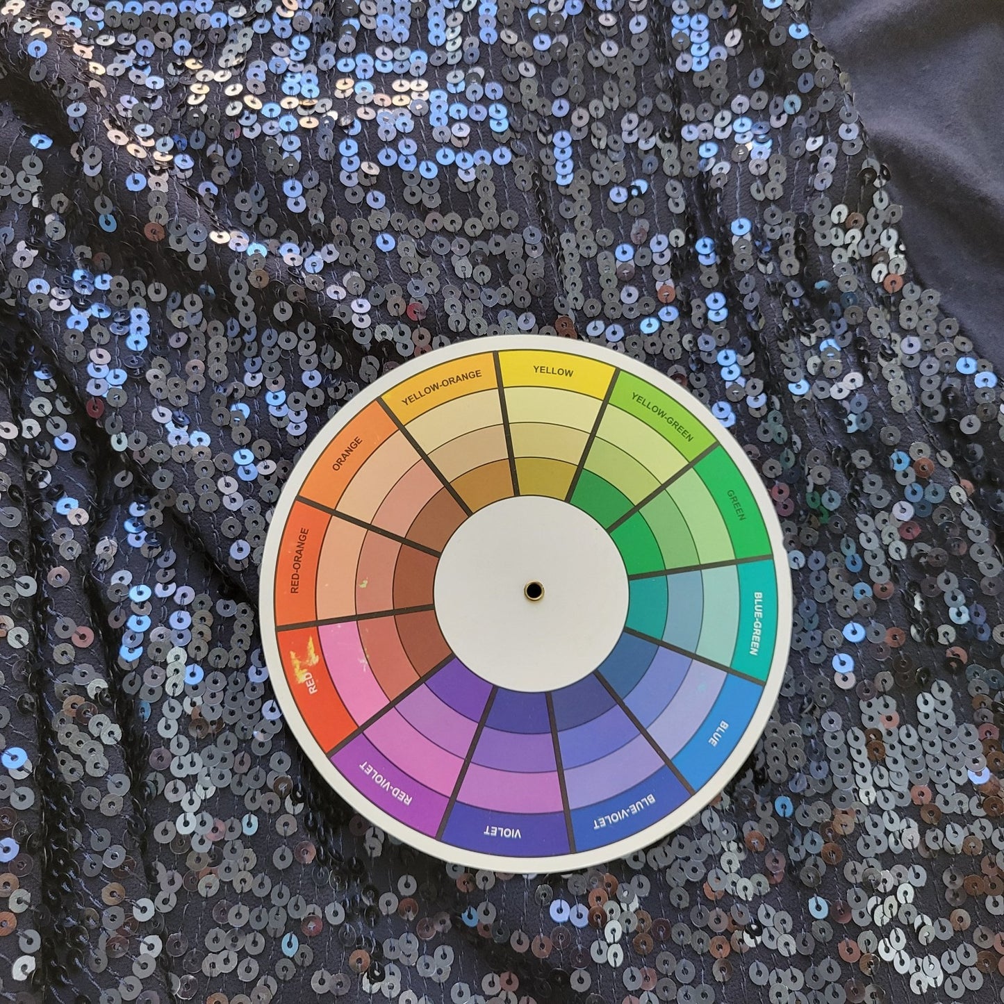 Joan Rivers Womens Top 3X Plus Tunic Blue Sequins Lined Party Career Sparkle