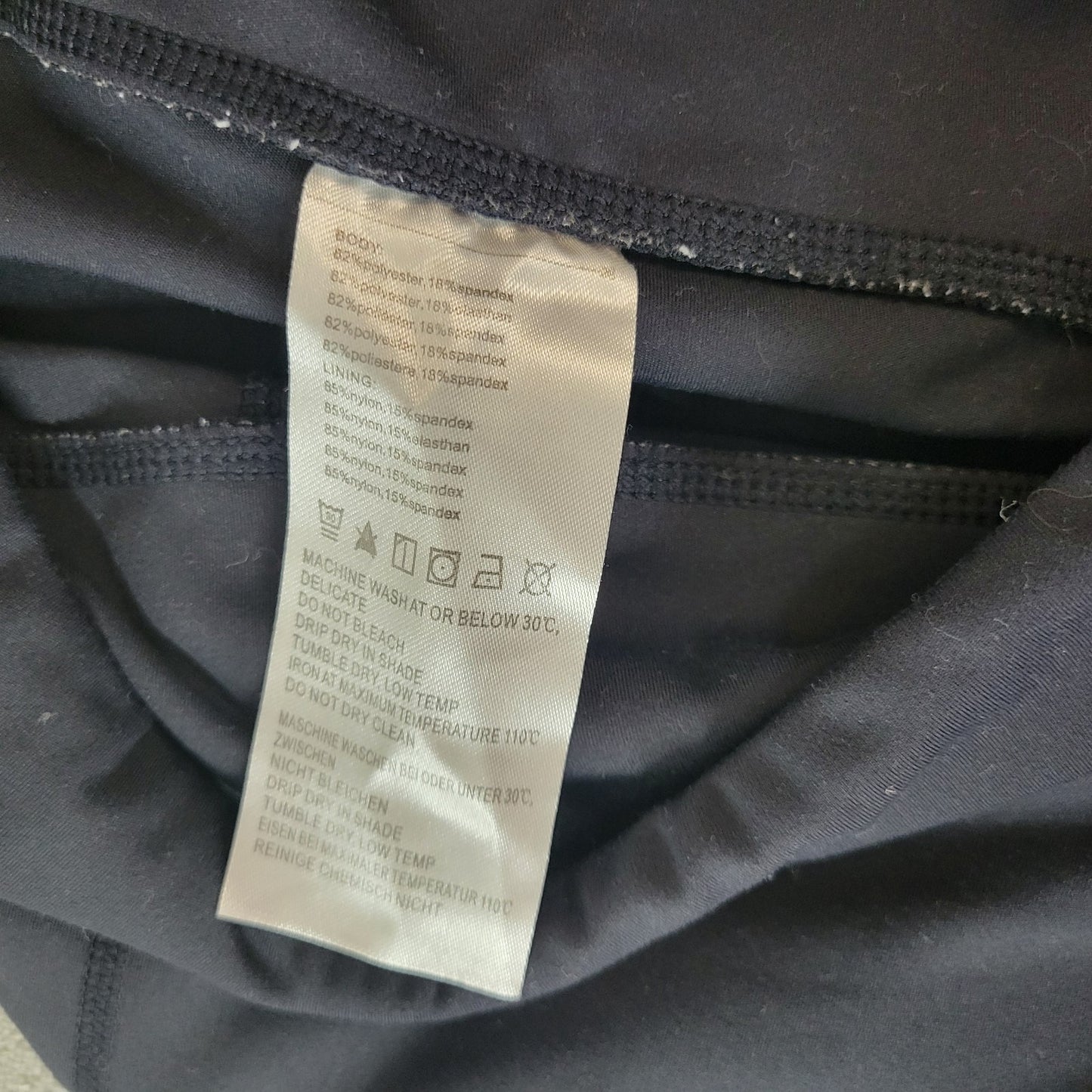 Baleaf Womens Shorts 2XL Plus Biker Black Poly Blend LONG Lightweight Pockets
