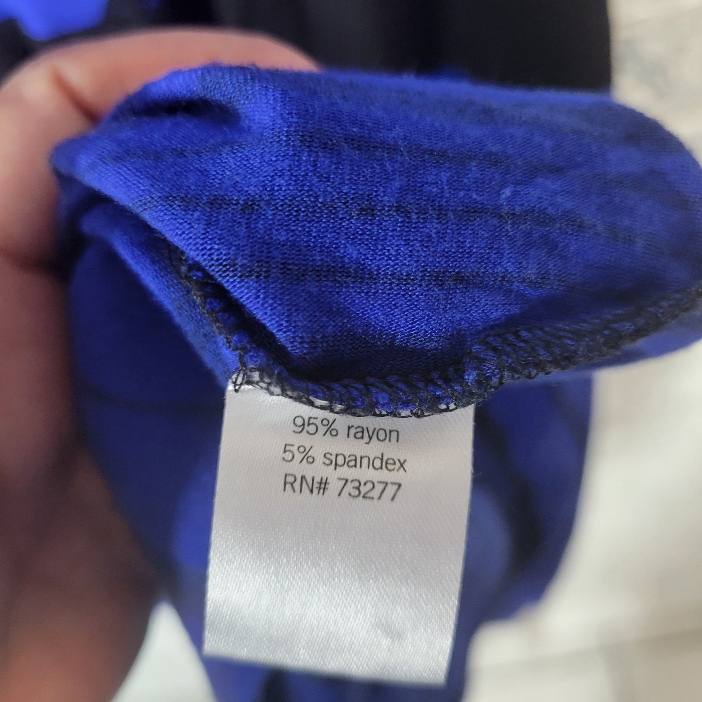 Apt 9 Womens Dress 0X Plus Maxi Tank Sheath Blue Black Stripe Handkerchief Hem