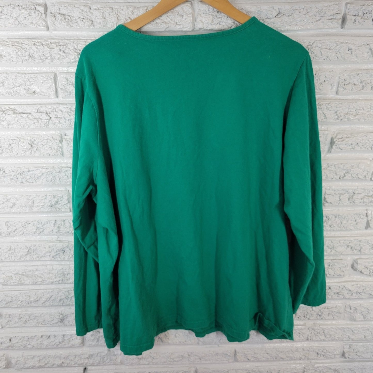 Christmas Holiday Editions Womens Top 3X Plus Tee Cat Reindeer Deck the Halls