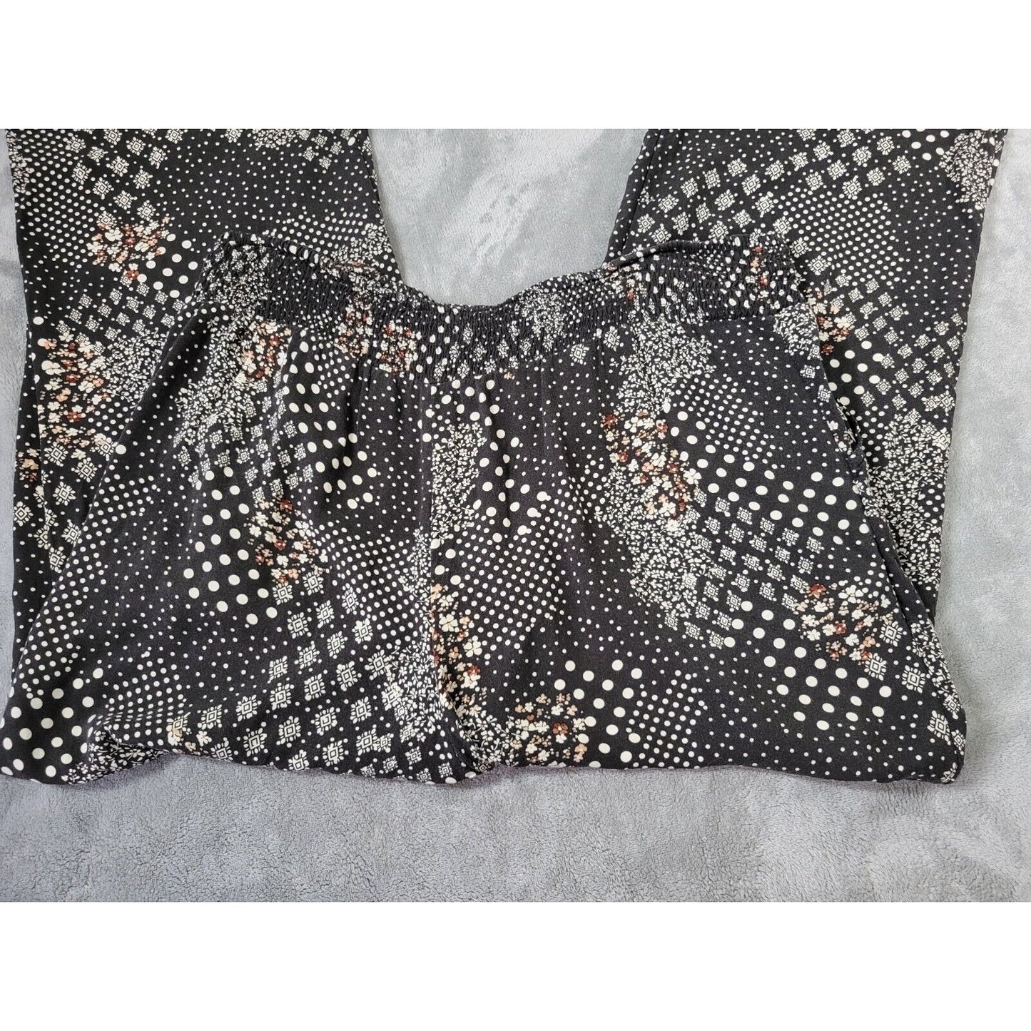 Maurices Womens Pants Extra Large Straight Leg Palazzo Black Pockets Lightweight