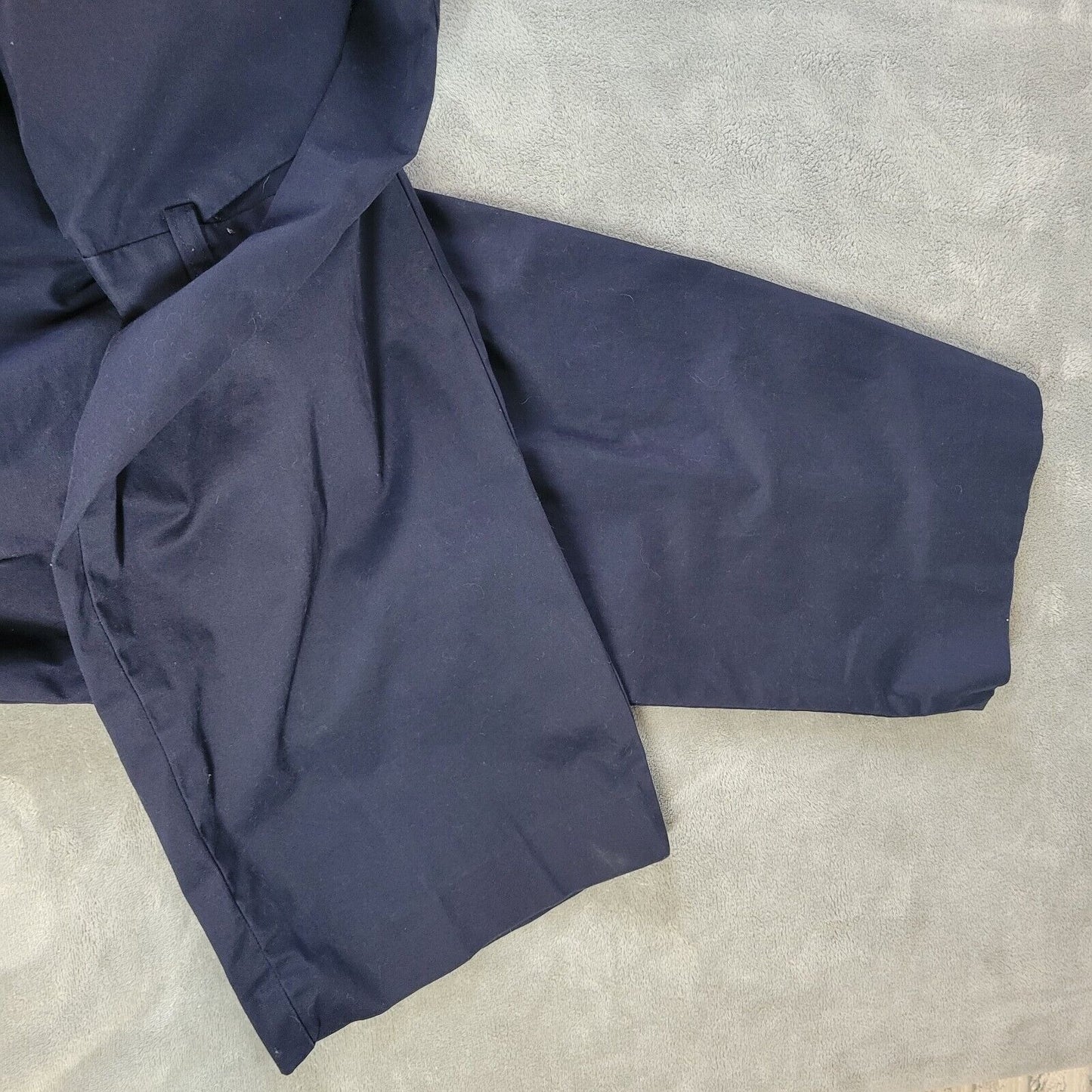 Jones New York Womens Pants 20W Plus Straight Leg Blue Cotton Blend Zip Fly