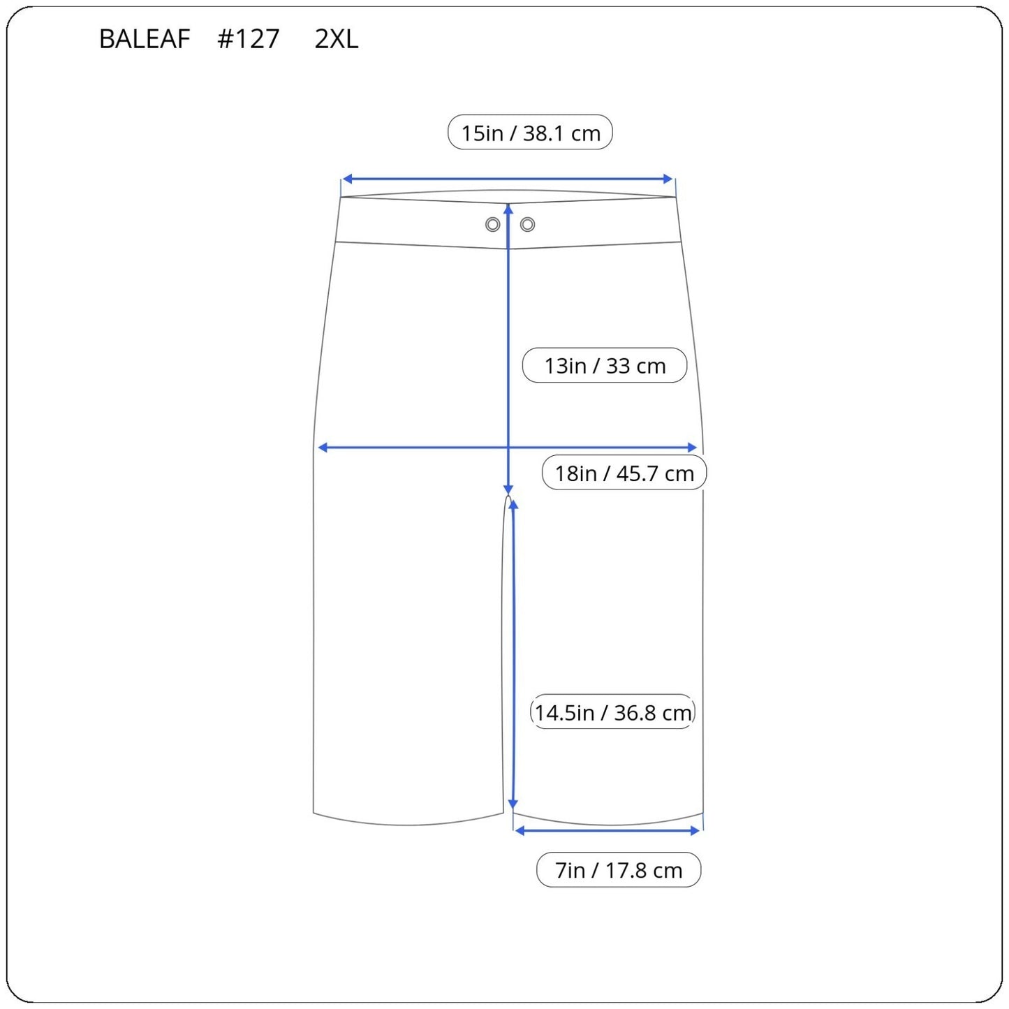 Baleaf Womens Shorts 2XL Plus LONG Biker Black Poly Blend Lightweight Pockets