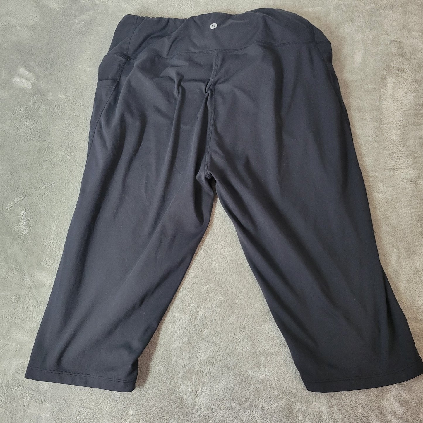 Baleaf Womens Shorts 2XL Plus LONG Biker Black Poly Blend Lightweight Pockets